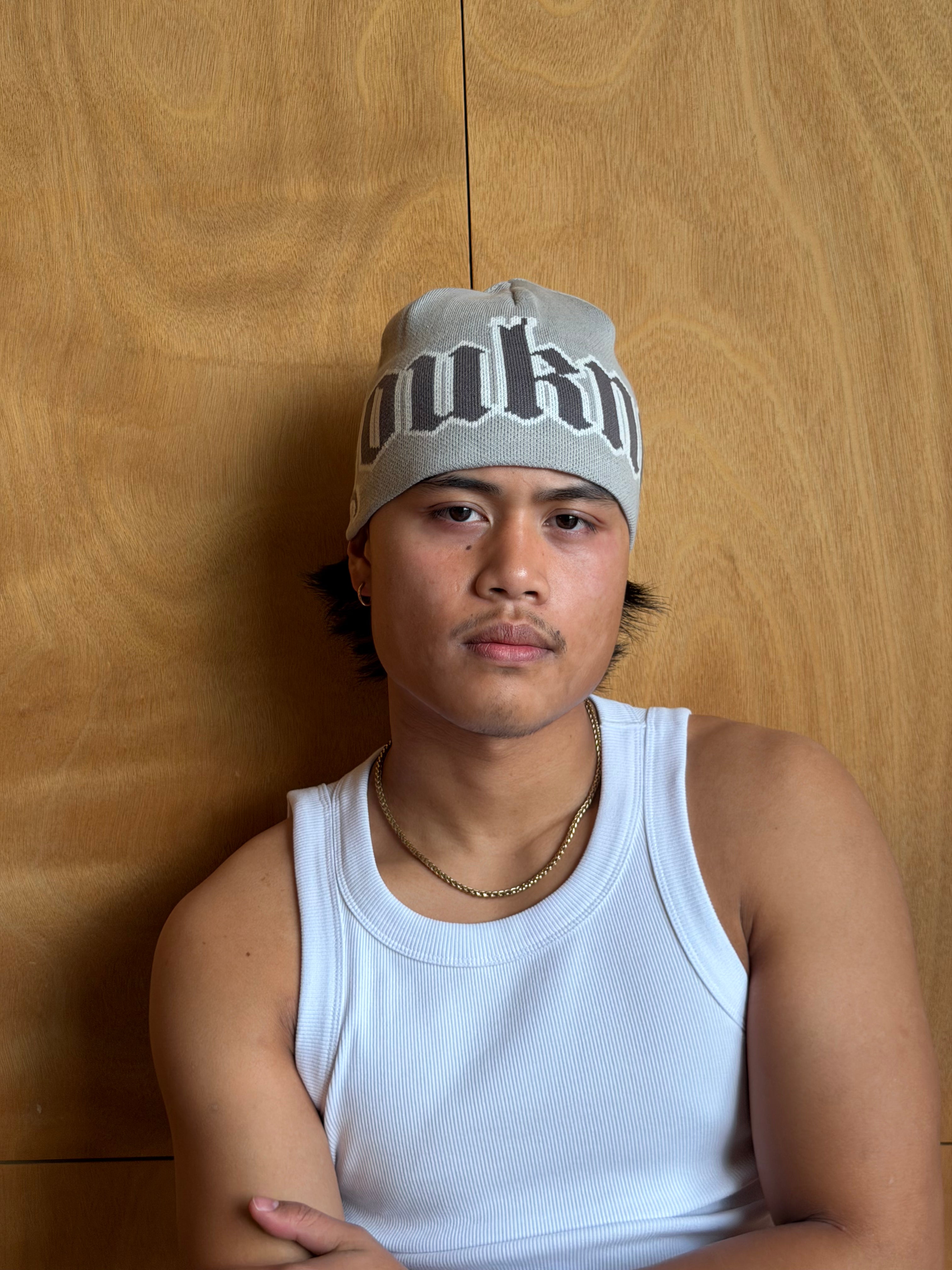 Jacquard Beanie | Charcoal