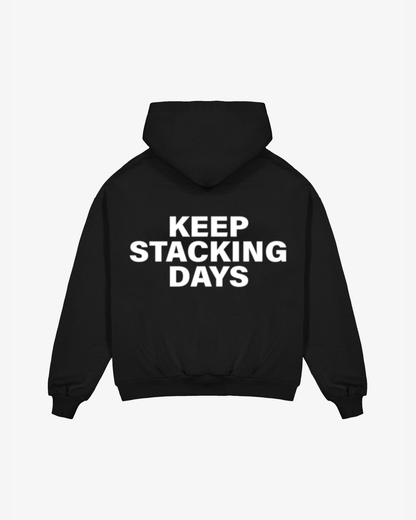 YK Move Stacking Days Hoodie | Black