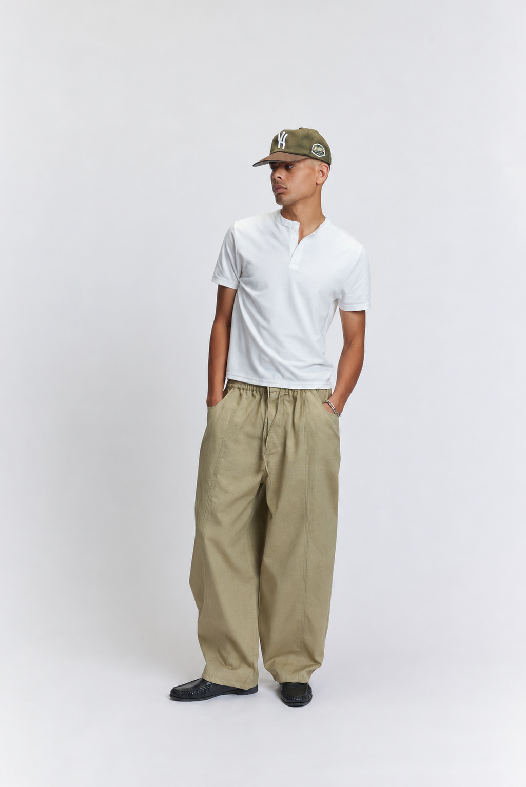 Ripstop Balloon Pants | Beige