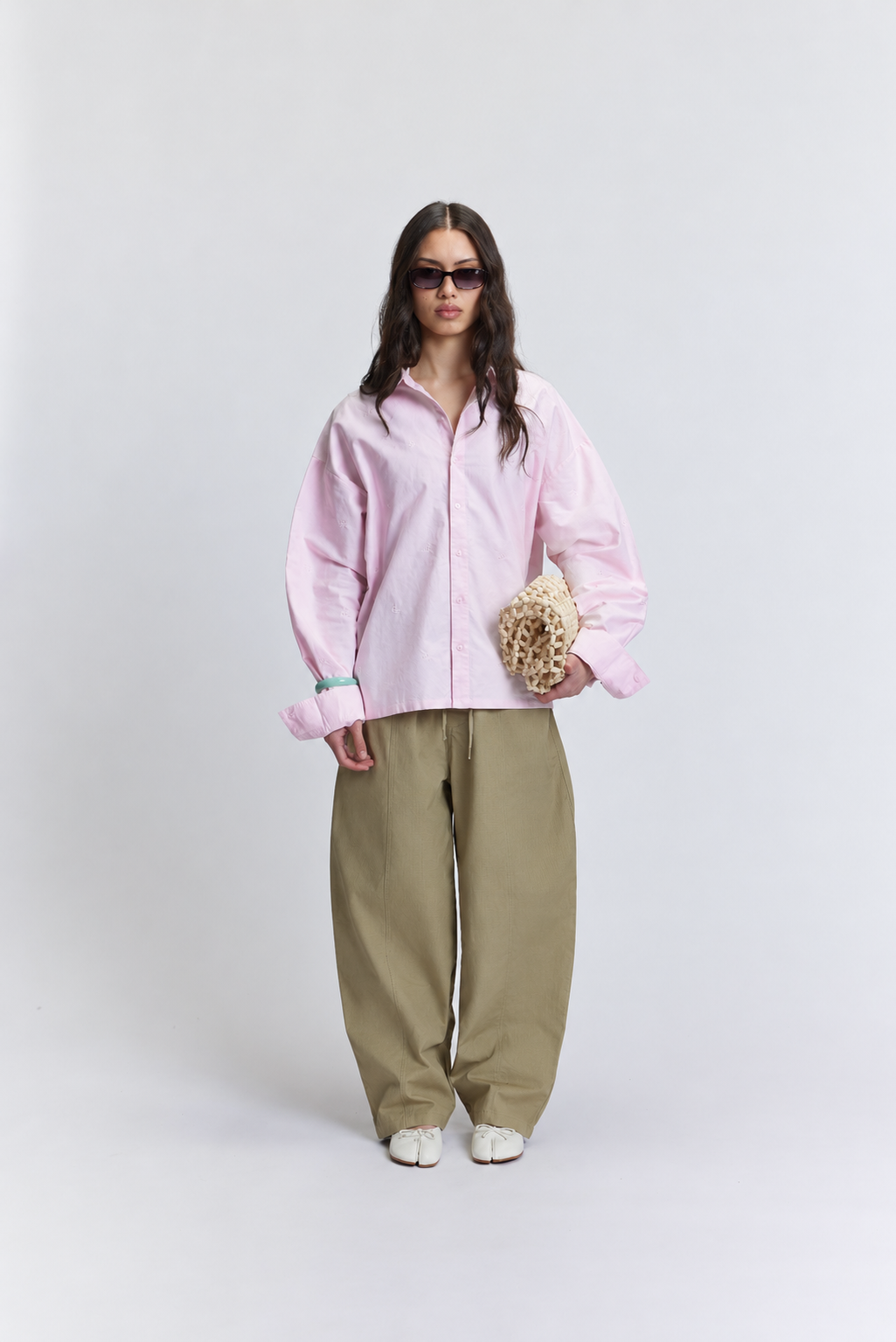 Ripstop Balloon Pants | Beige-3