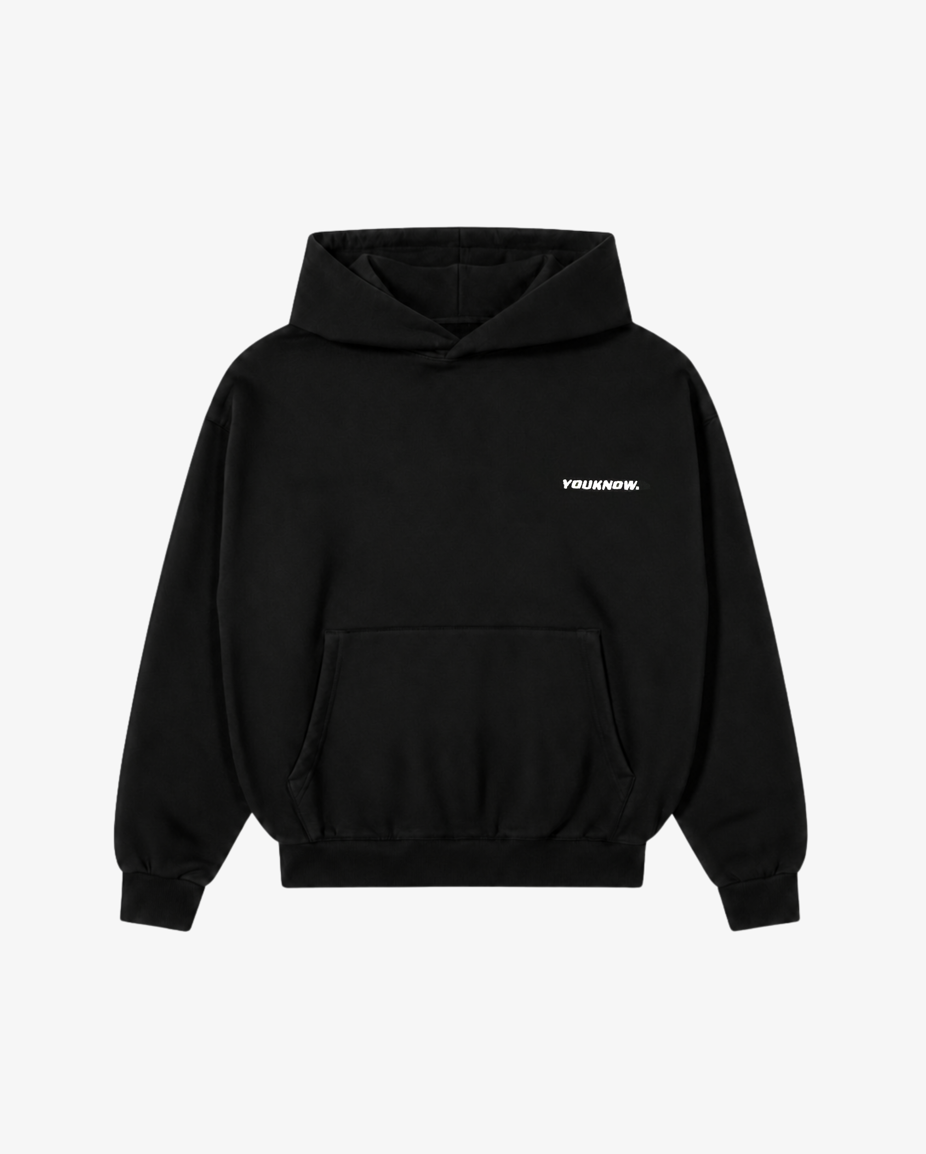 Outline Hoodie 2.0 in Black - back