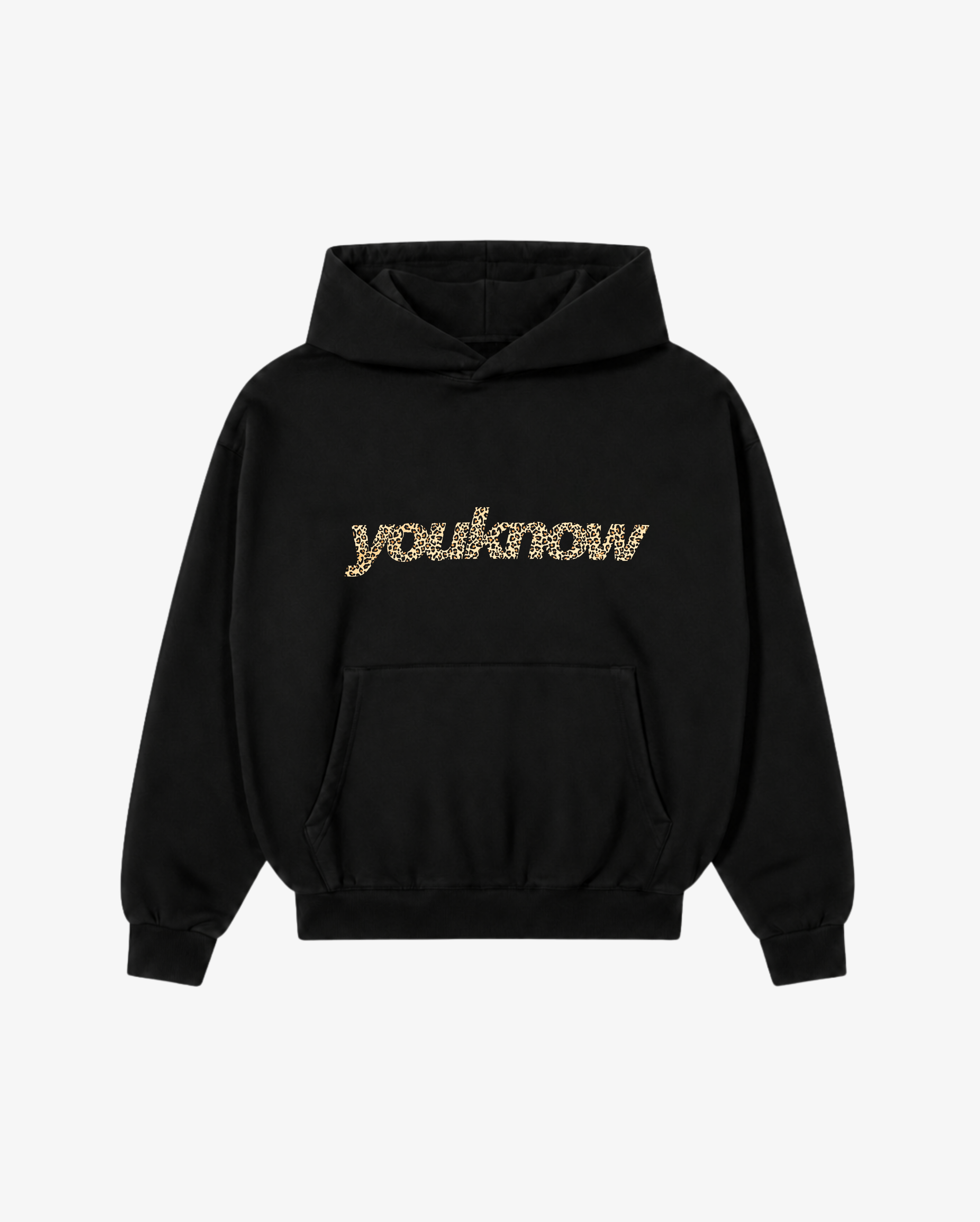 Rumble Hoodie in Black Cheetah