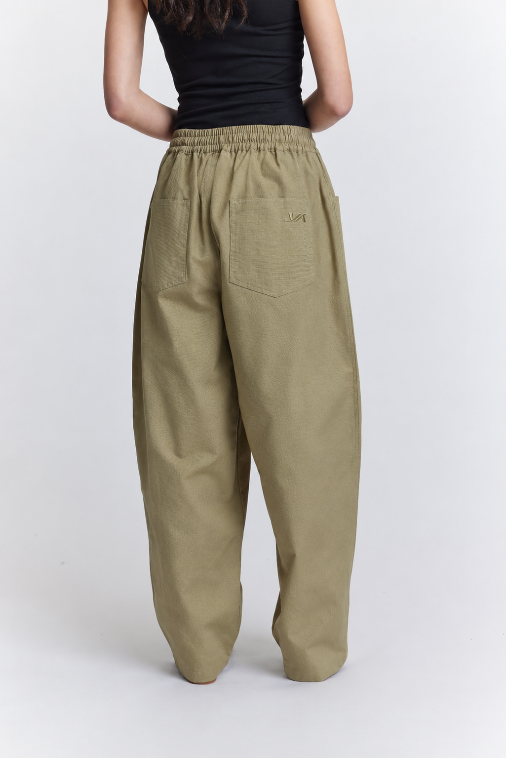 Ripstop Balloon Pants | Beige