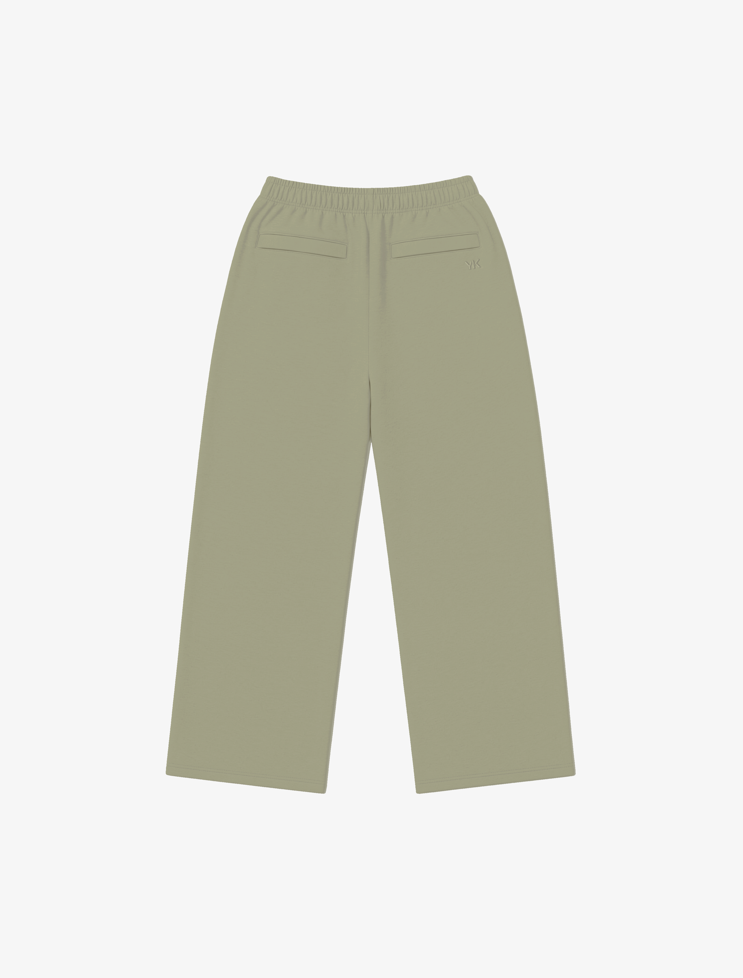 Nothing 400 Wide Leg Sweatpants | Moss-6