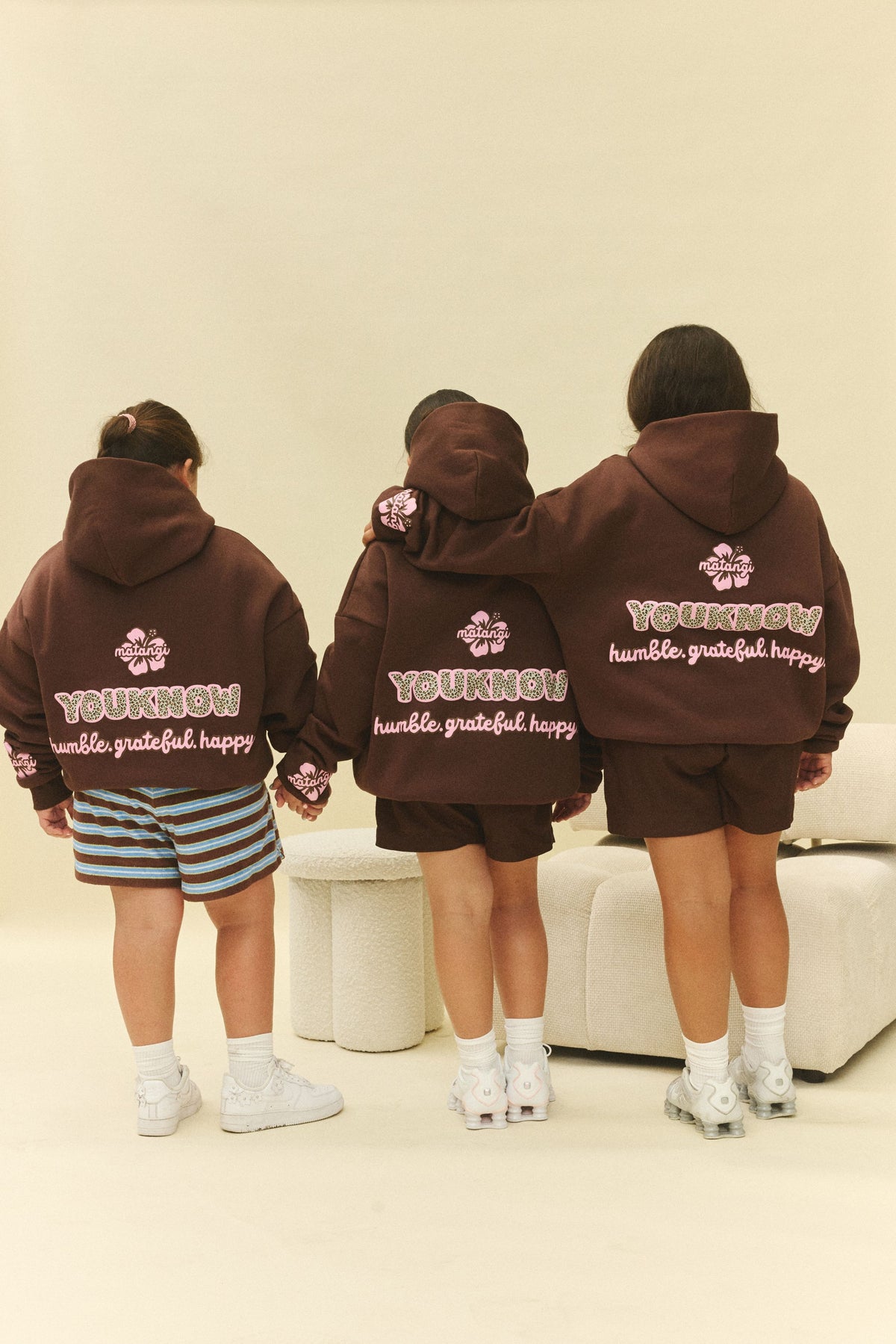 Kids Matangi Hoodie | Brown