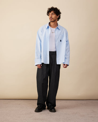 Double Pocket Longsleeve Shirt | Light Blue