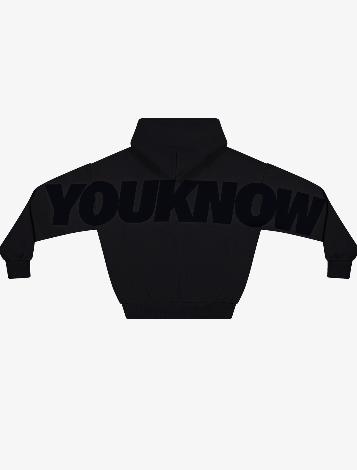 Big Back Hoodie | Black/Black-5