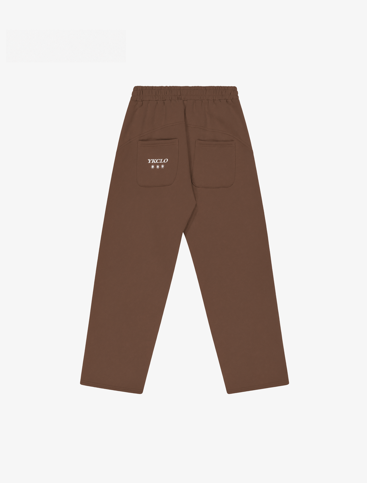 Panelled Trackpants | Washed Brown-7