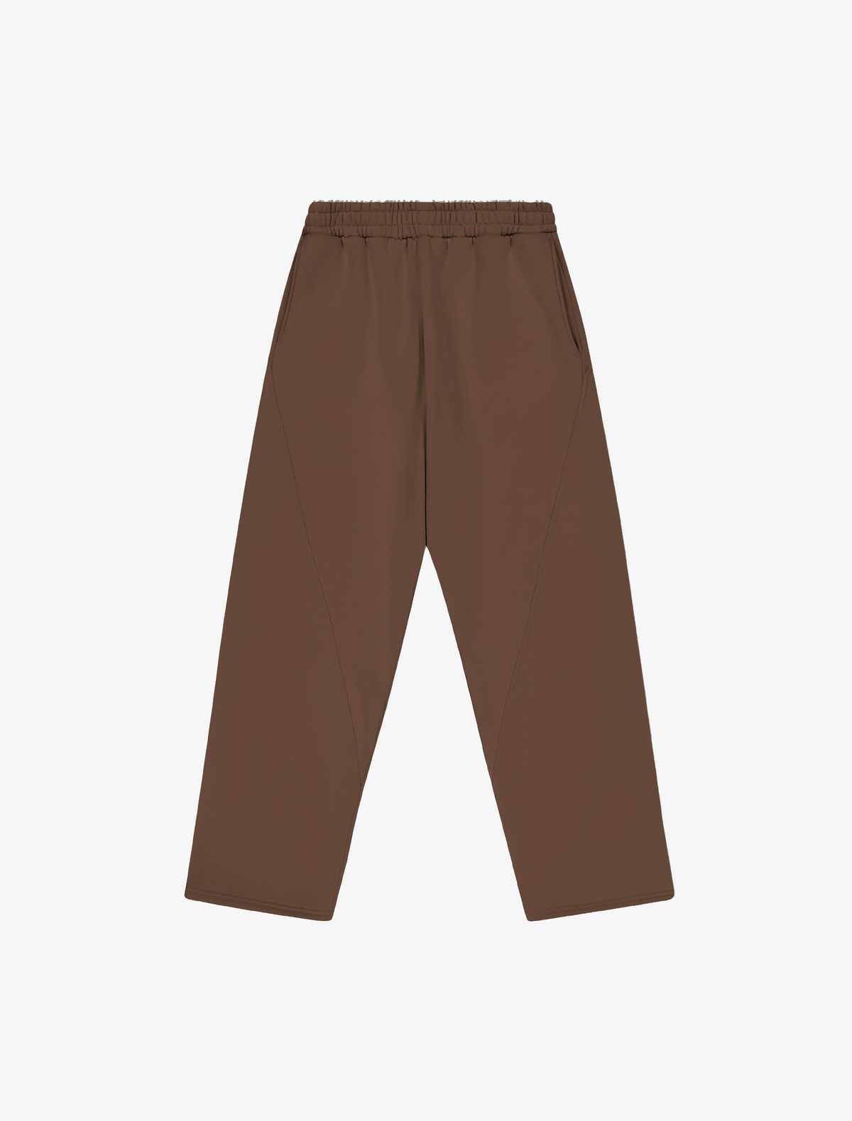 Panelled Trackpants | Washed Brown-6
