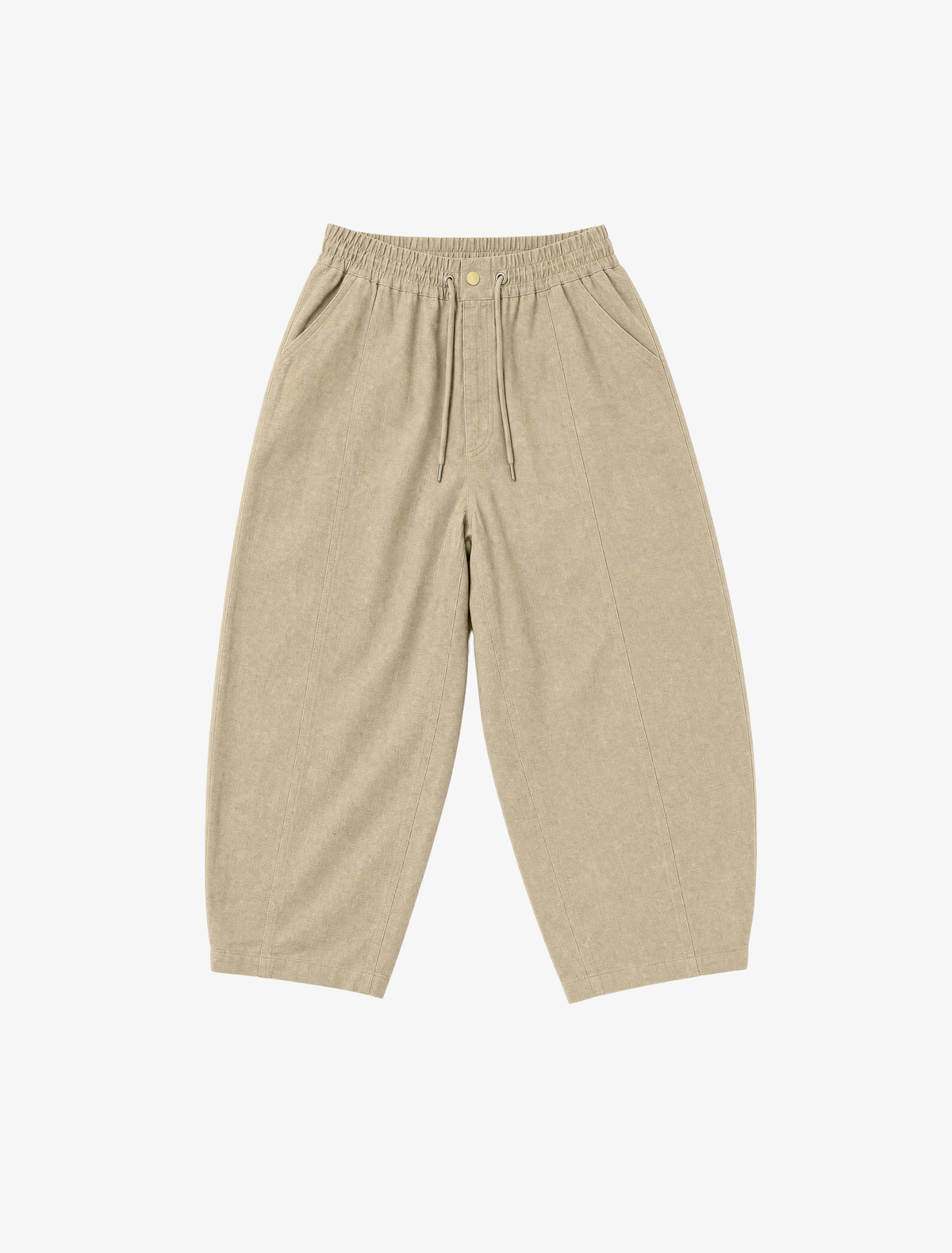 Ripstop Balloon Pants | Beige-8