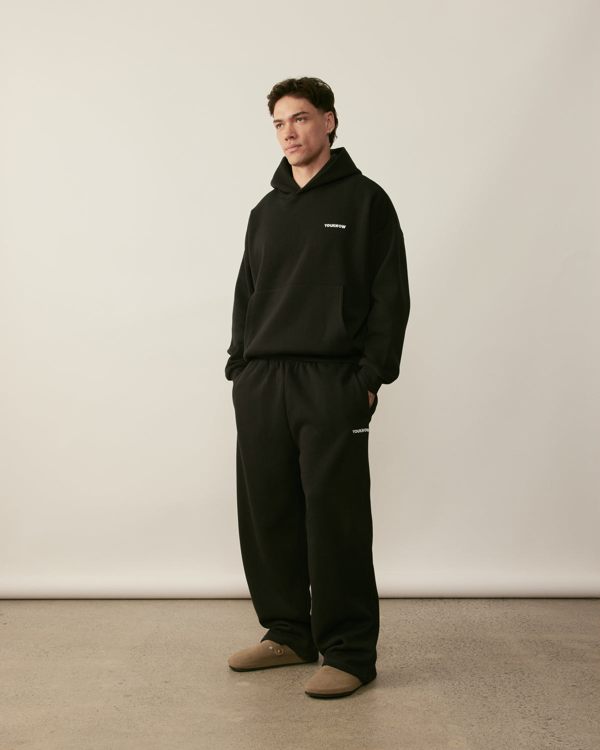 Core Essentials Wide Leg Pants | Black-2