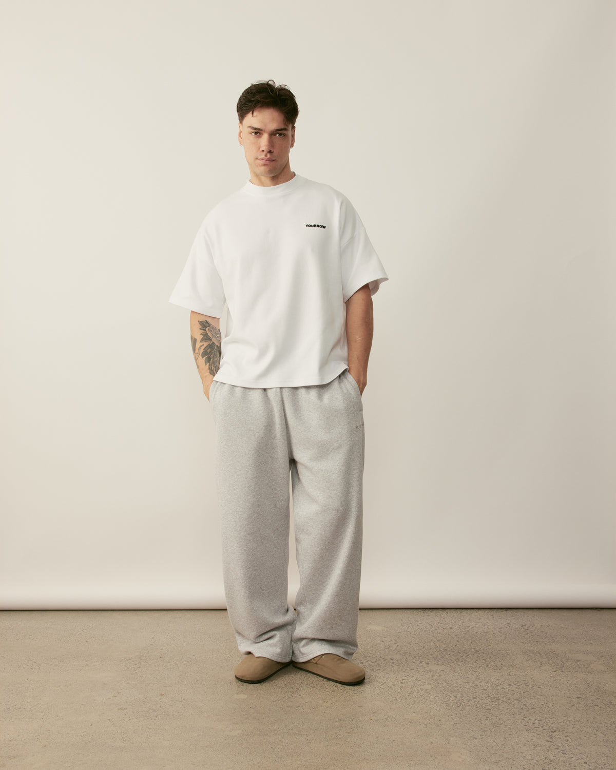 Core Essentials Box Tee | White