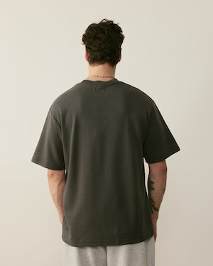 Core Essentials Relaxed Tee | Steel-3