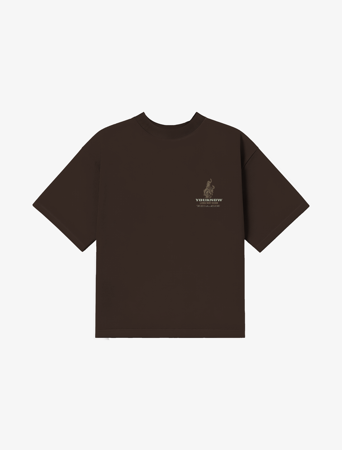 Riders Relaxed Tee | Brown-5
