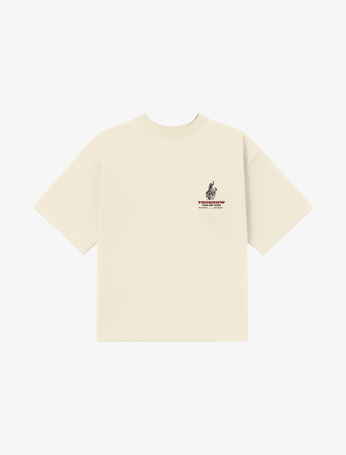 Riders Relaxed Tee | Off White-5