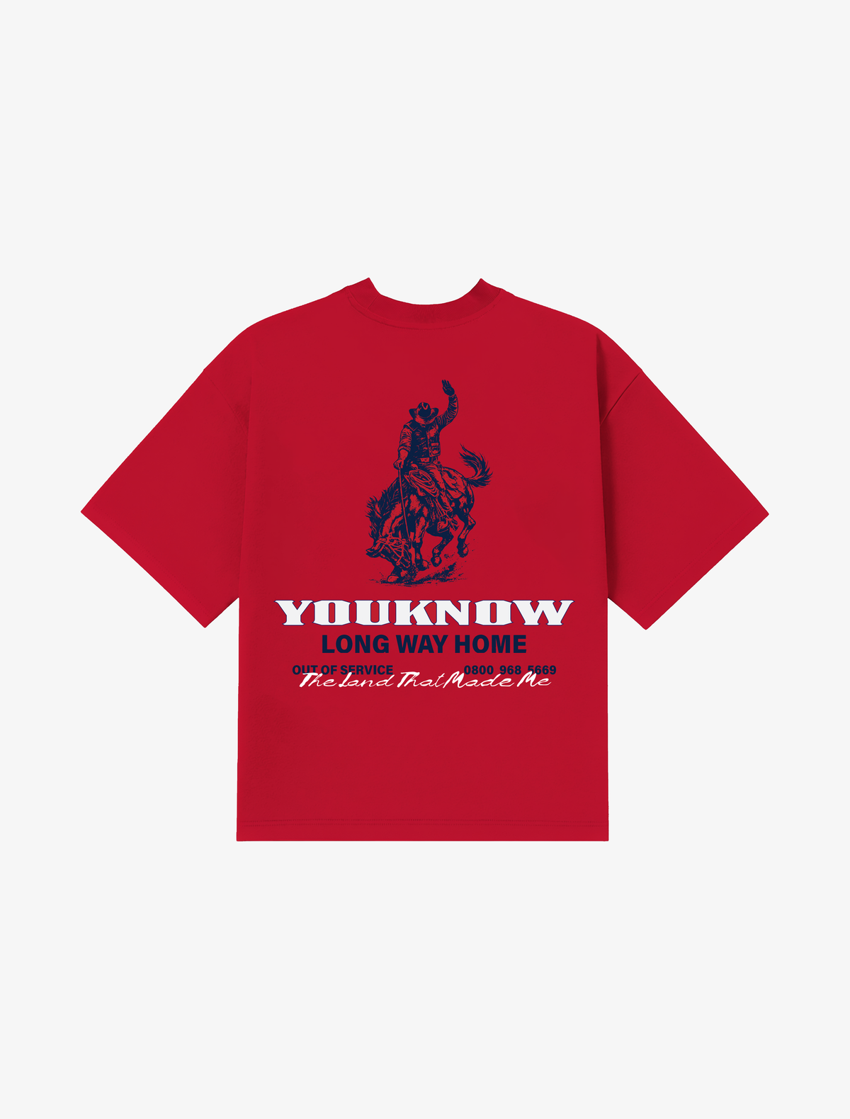 Riders Relaxed Tee | Red