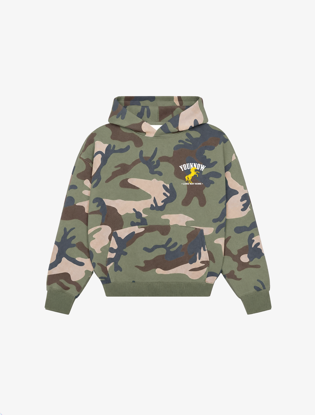 Stallion Box Vintage Hoodie | Camo-6