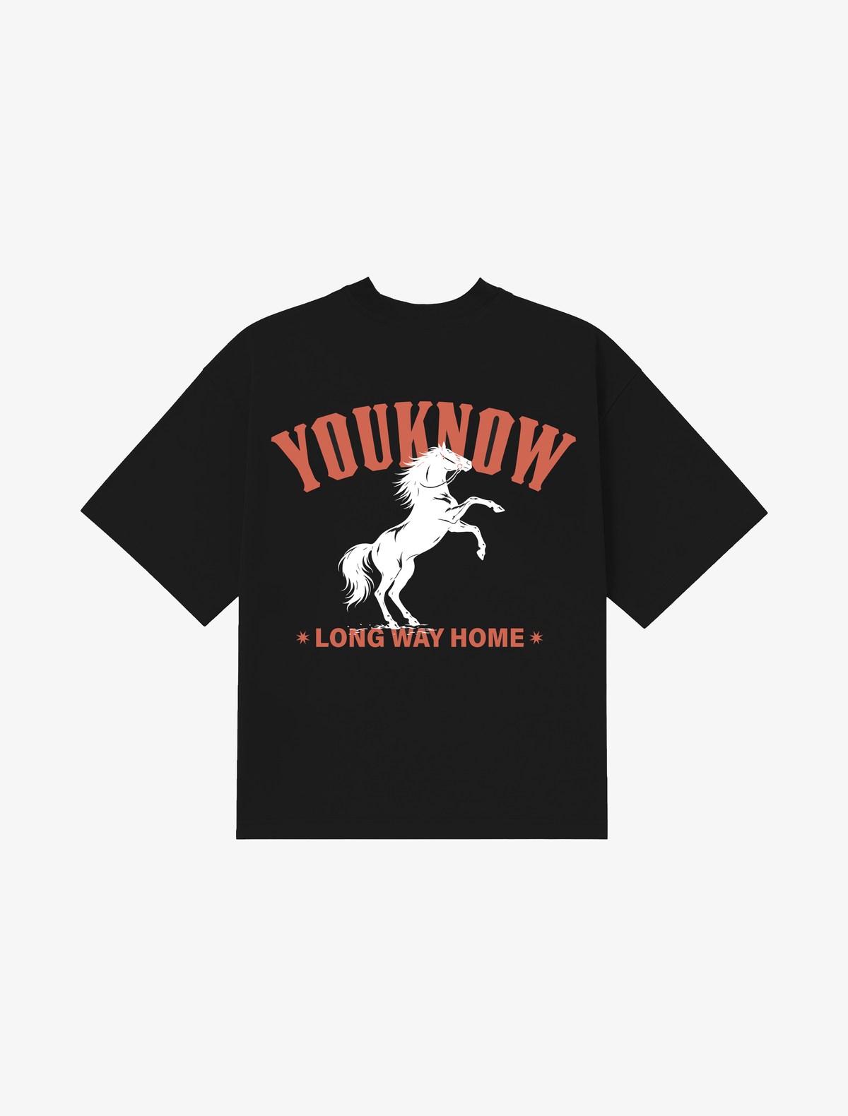 Stallion Box Vintage Tee | Black-1