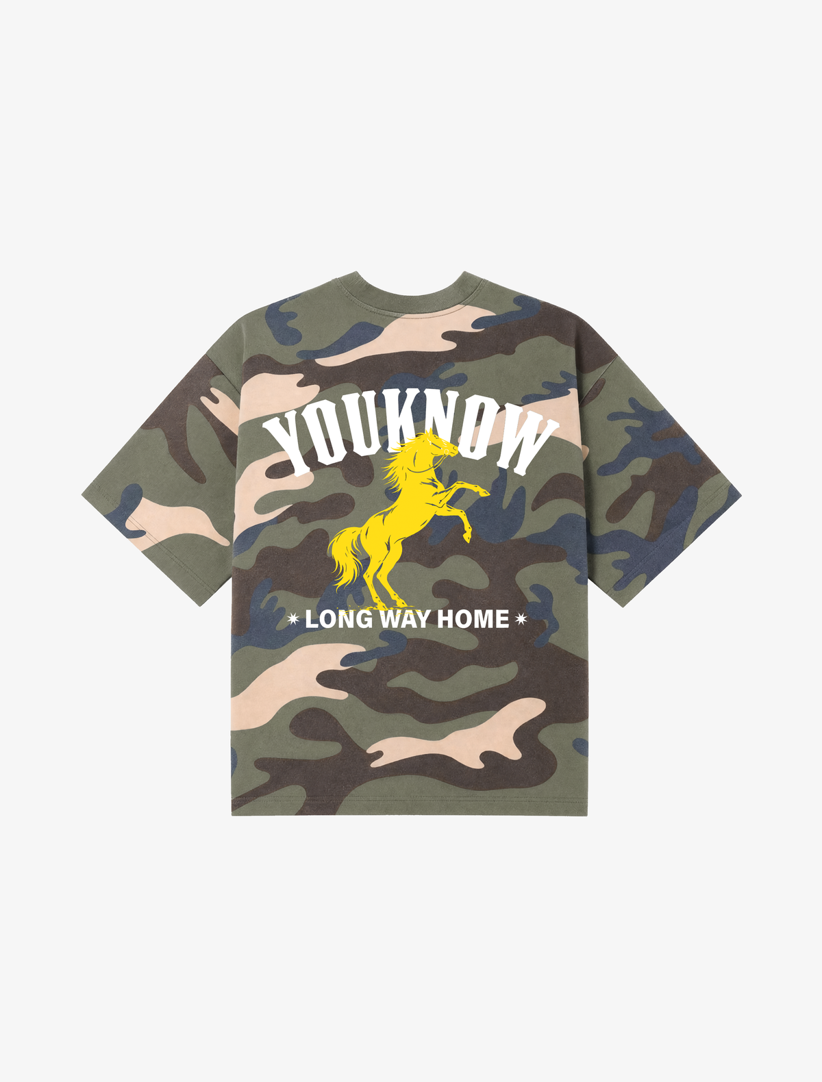 Stallion Box Vintage Tee | Camo-1