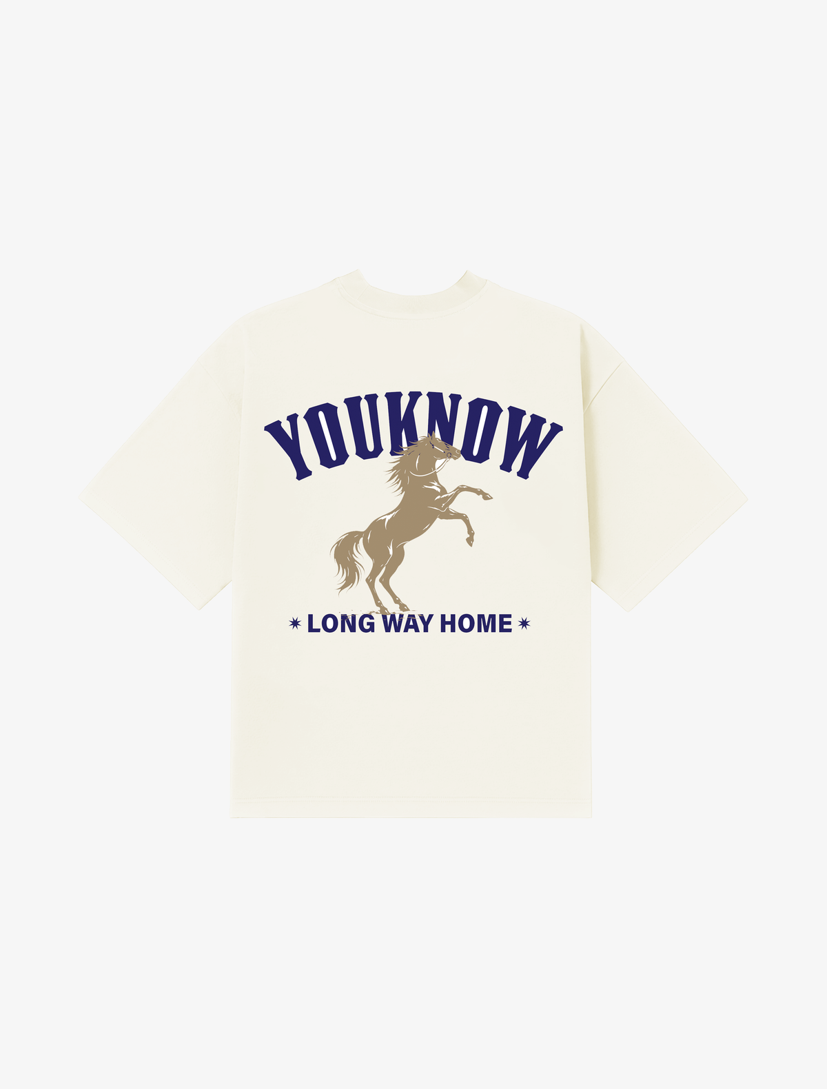 Stallion Box Vintage Tee | Off White-1