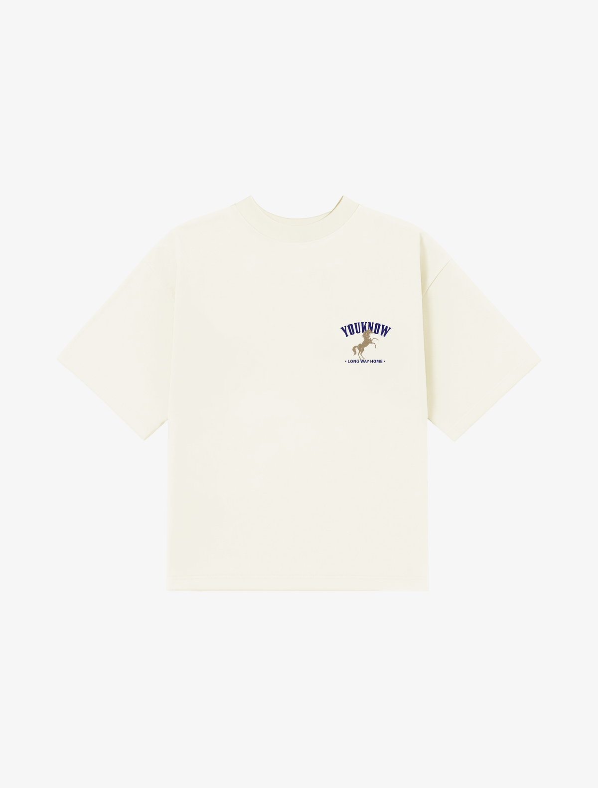 Stallion Box Vintage Tee | Off White-4