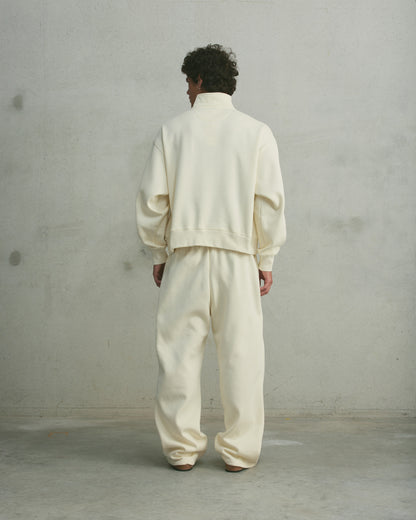 Core Wide Leg Sweatpants | Vanilla