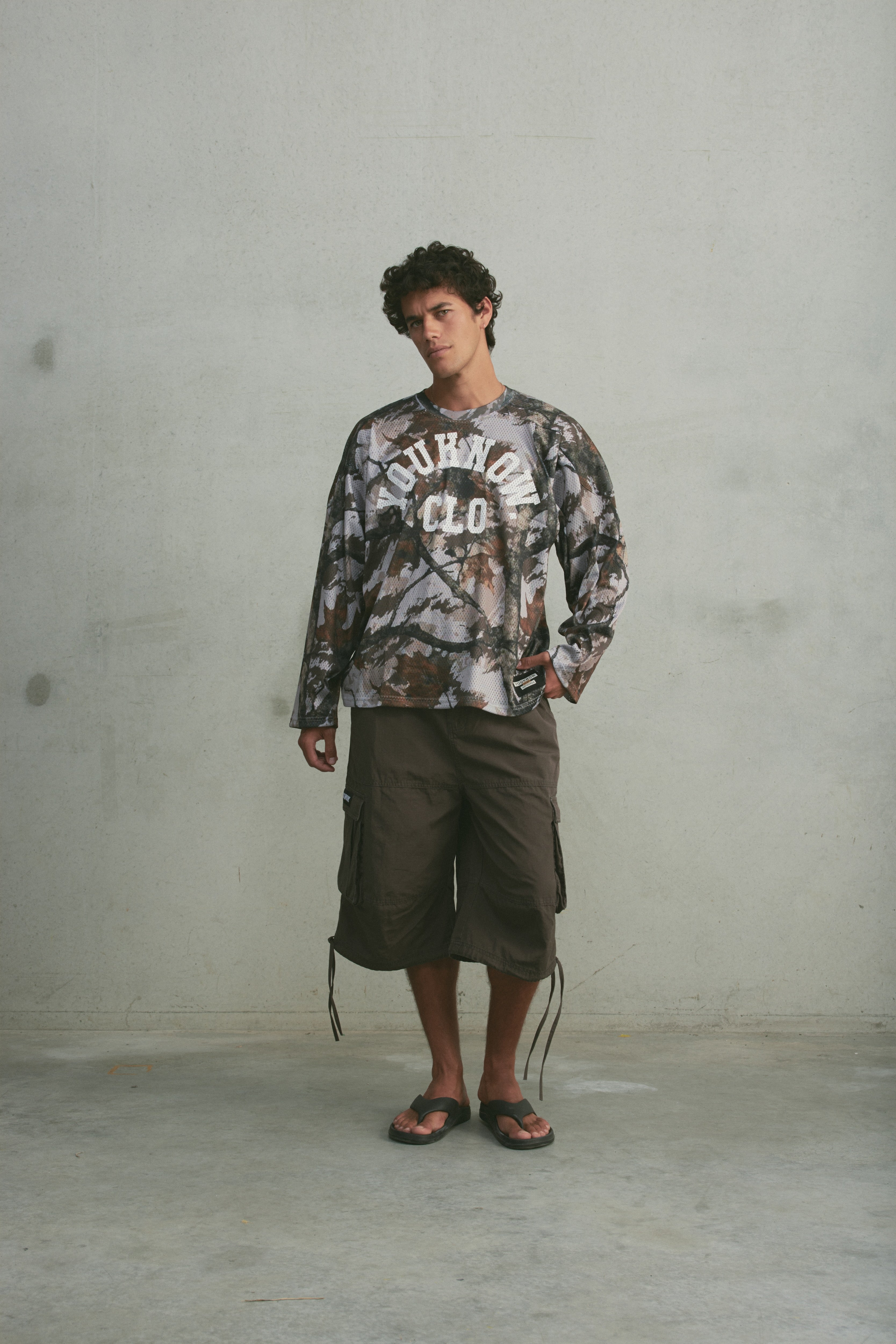 Mesh Long Sleeve | Camo