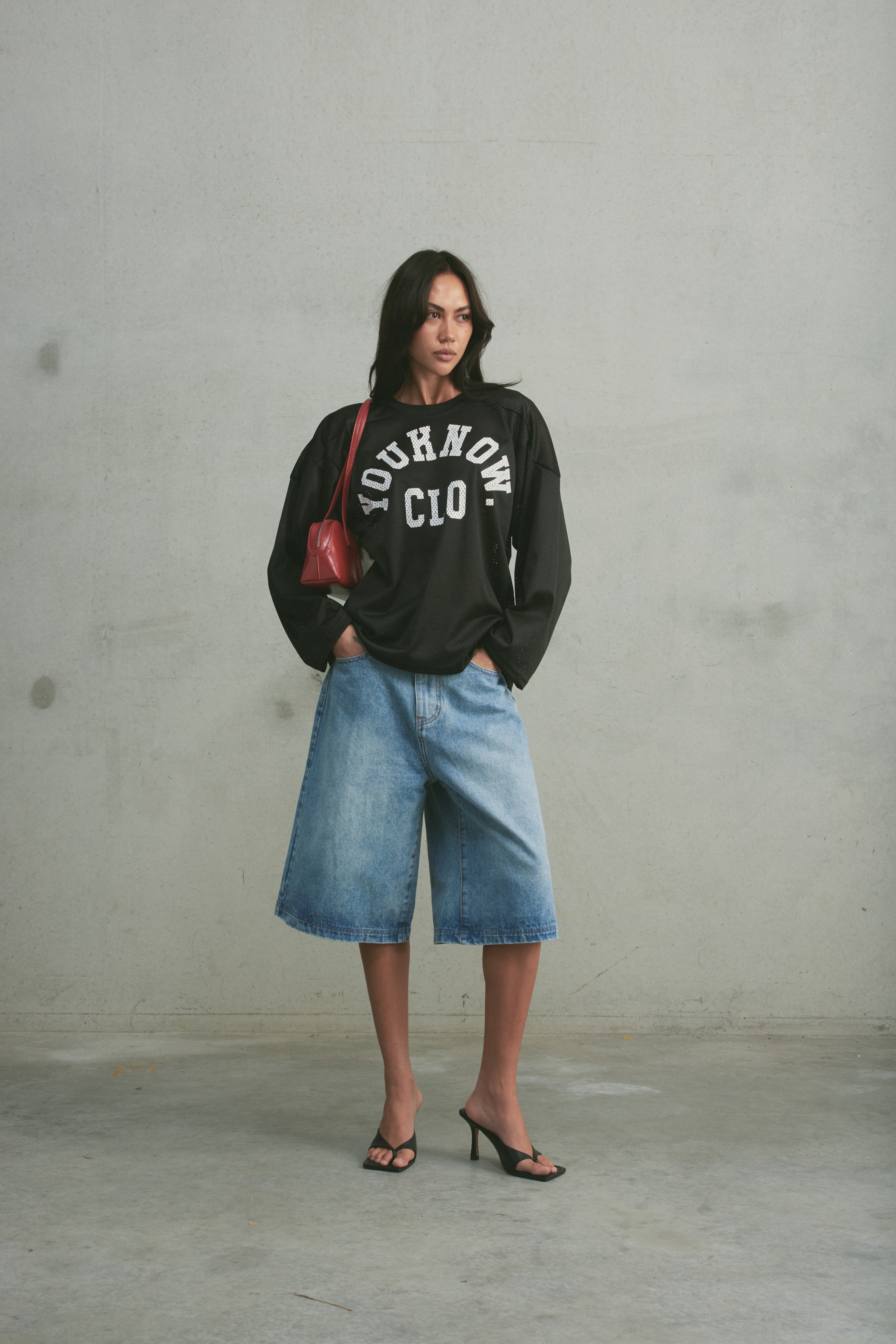 Mesh Long Sleeve | Black