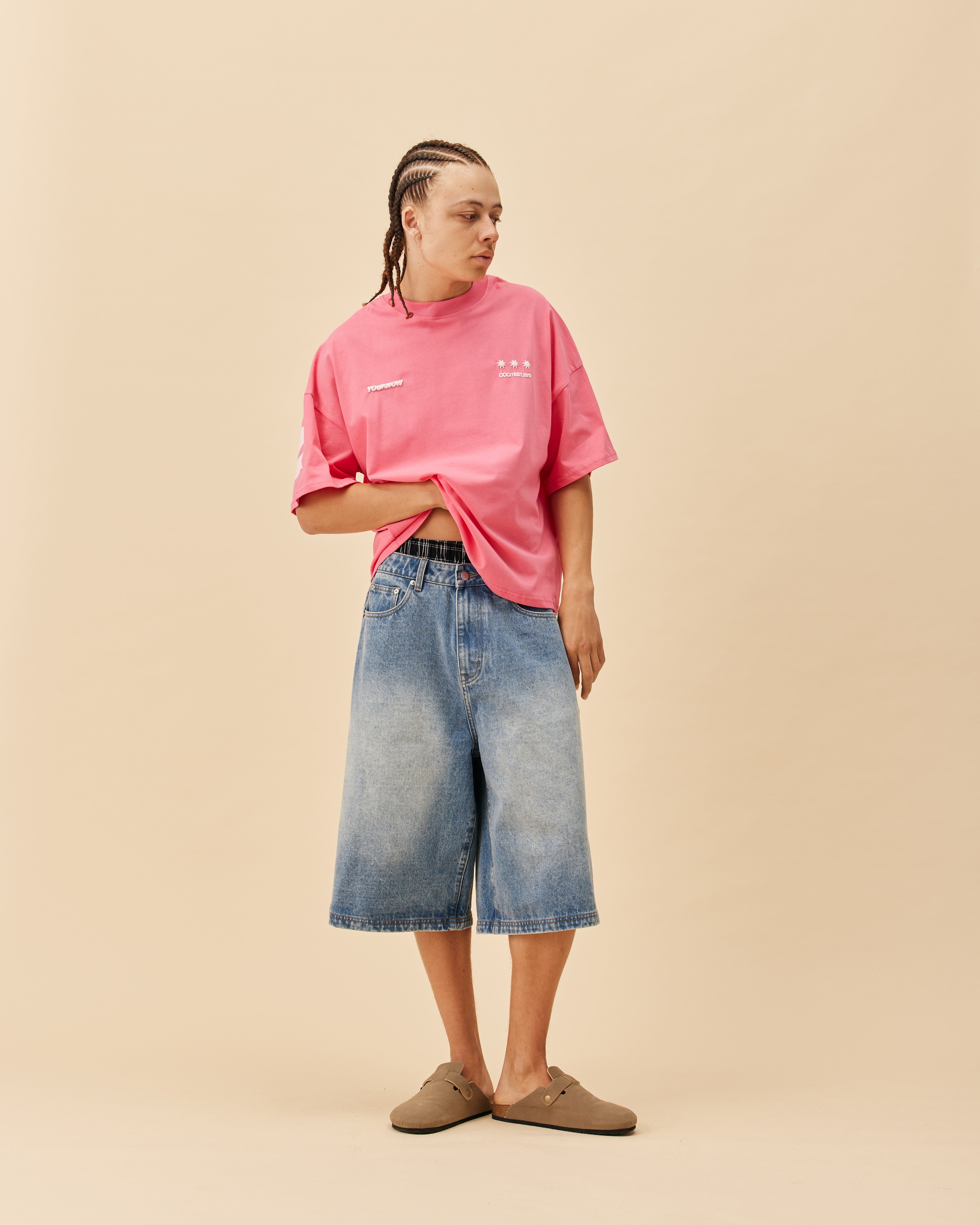 Big Back Tee | Pink
