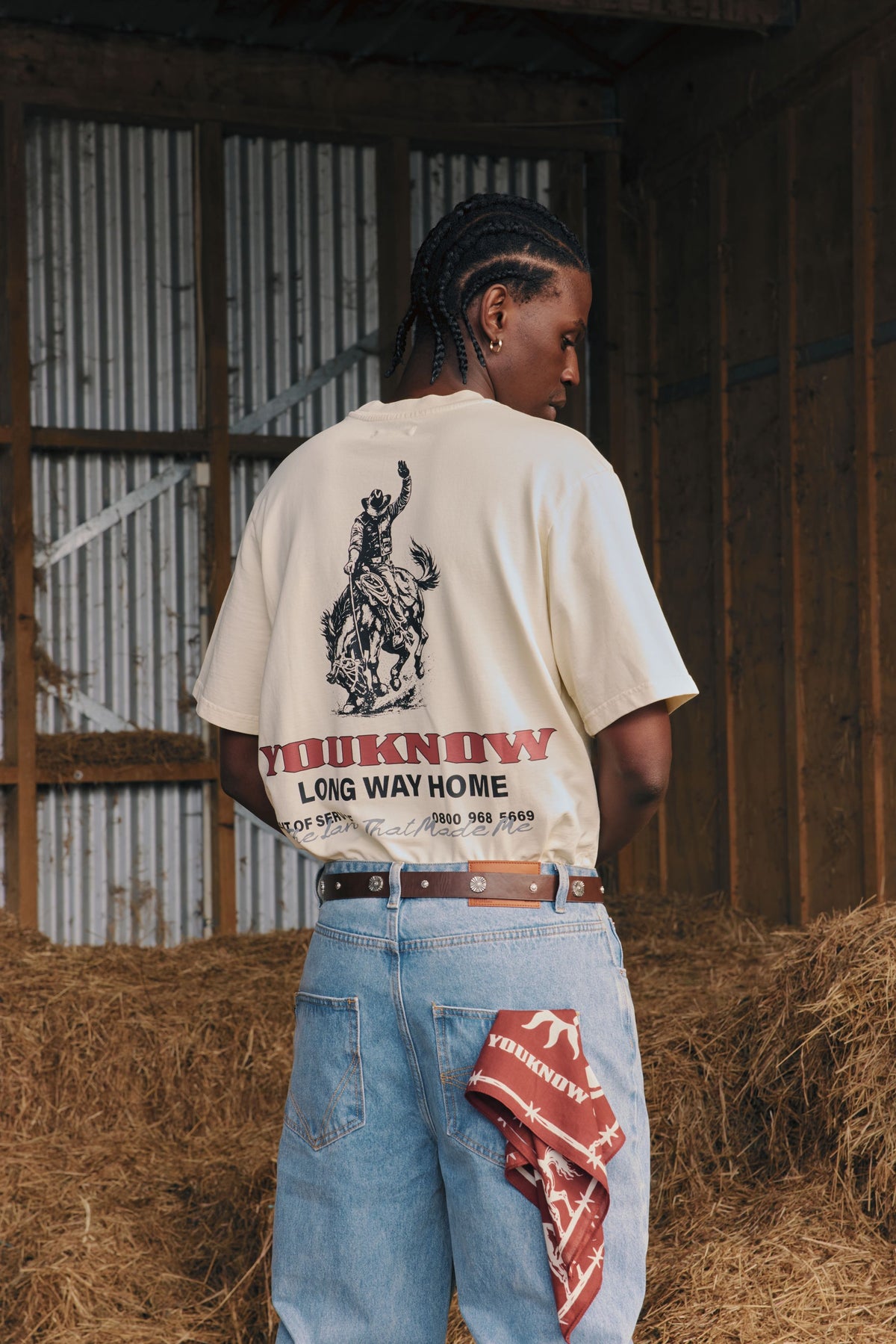 Riders Relaxed Tee | Off White-4