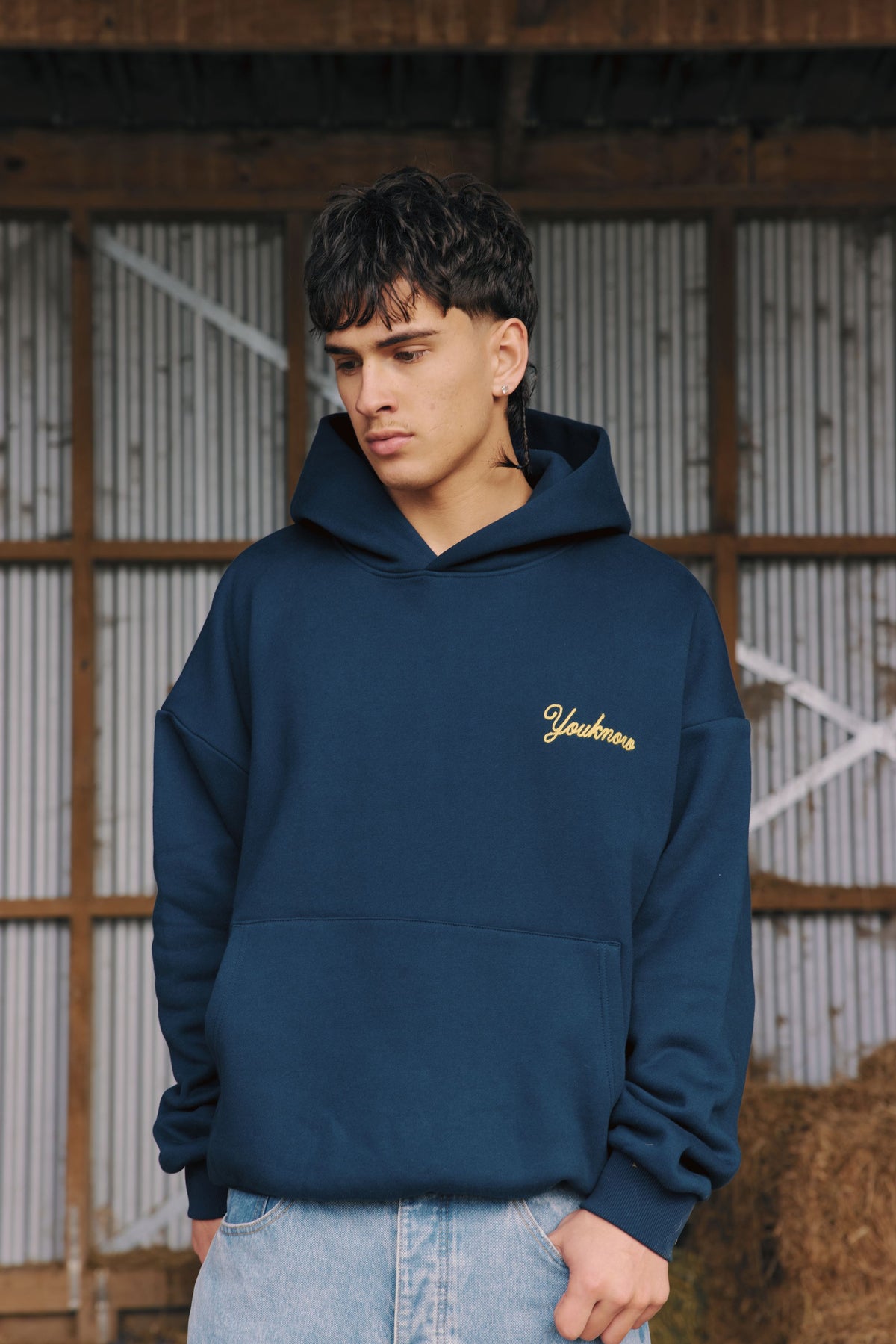 Edition Box Hoodie | Navy-2
