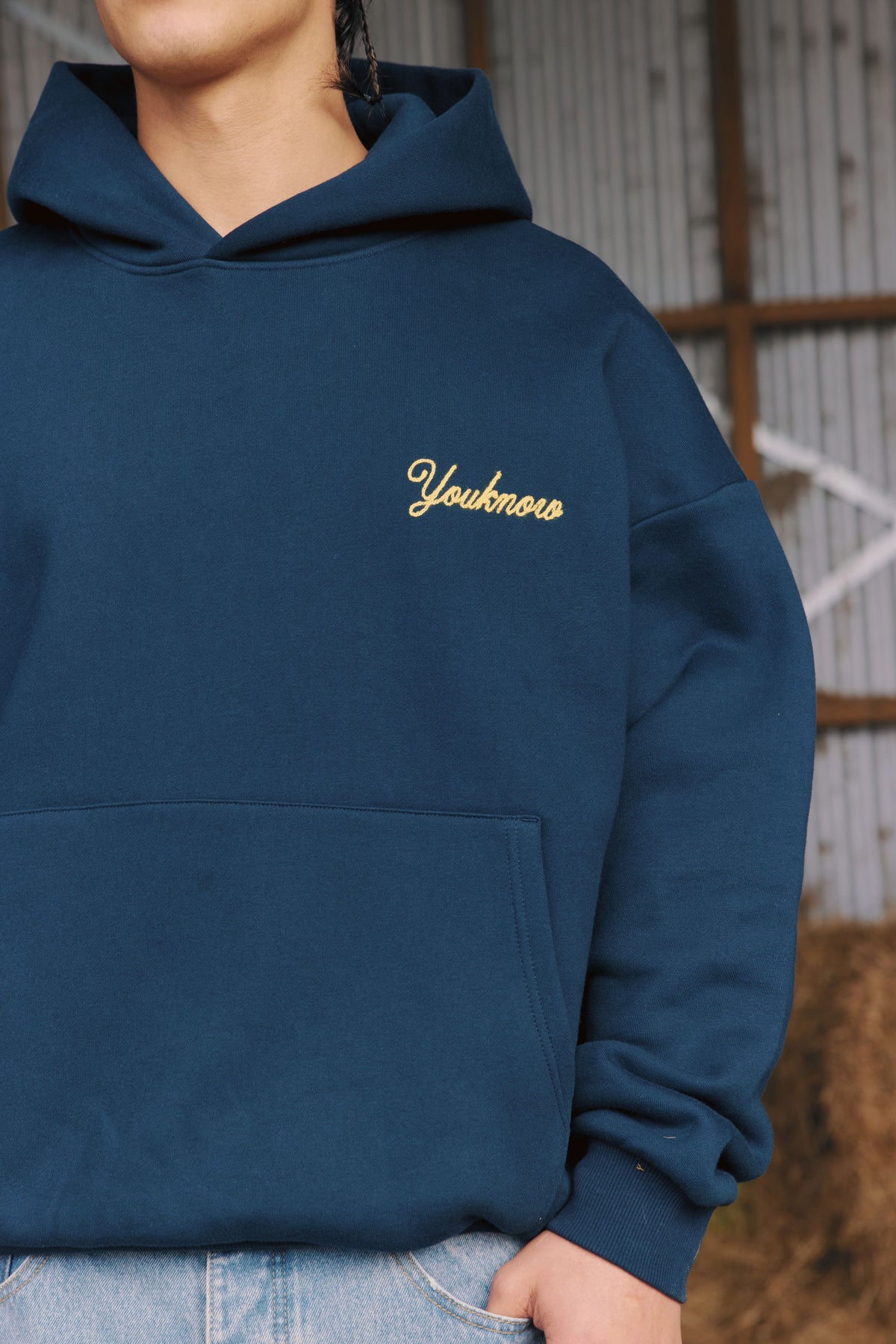 Edition Box Hoodie | Navy-4