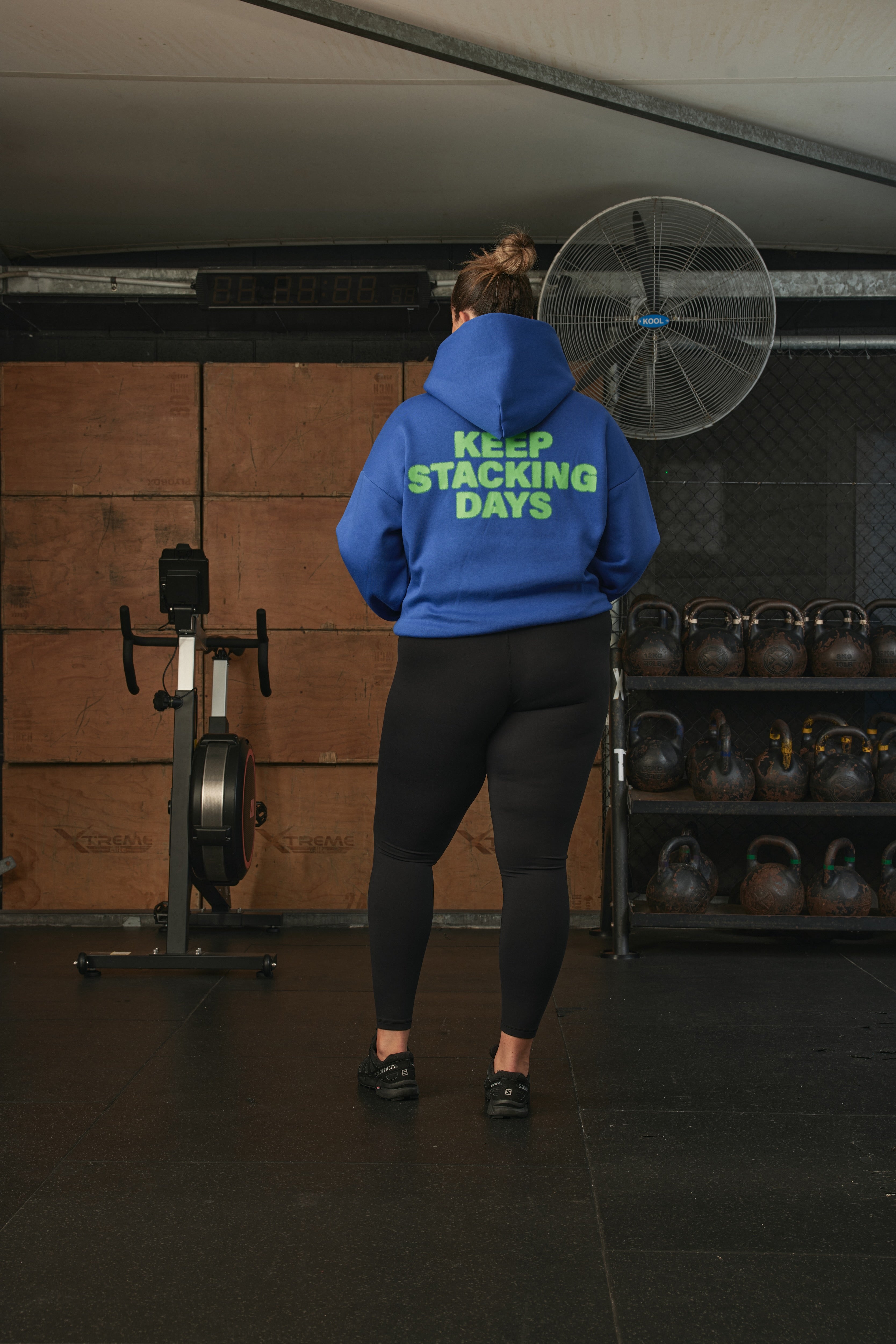 YK Move Stacking Days Hoodie | Blue