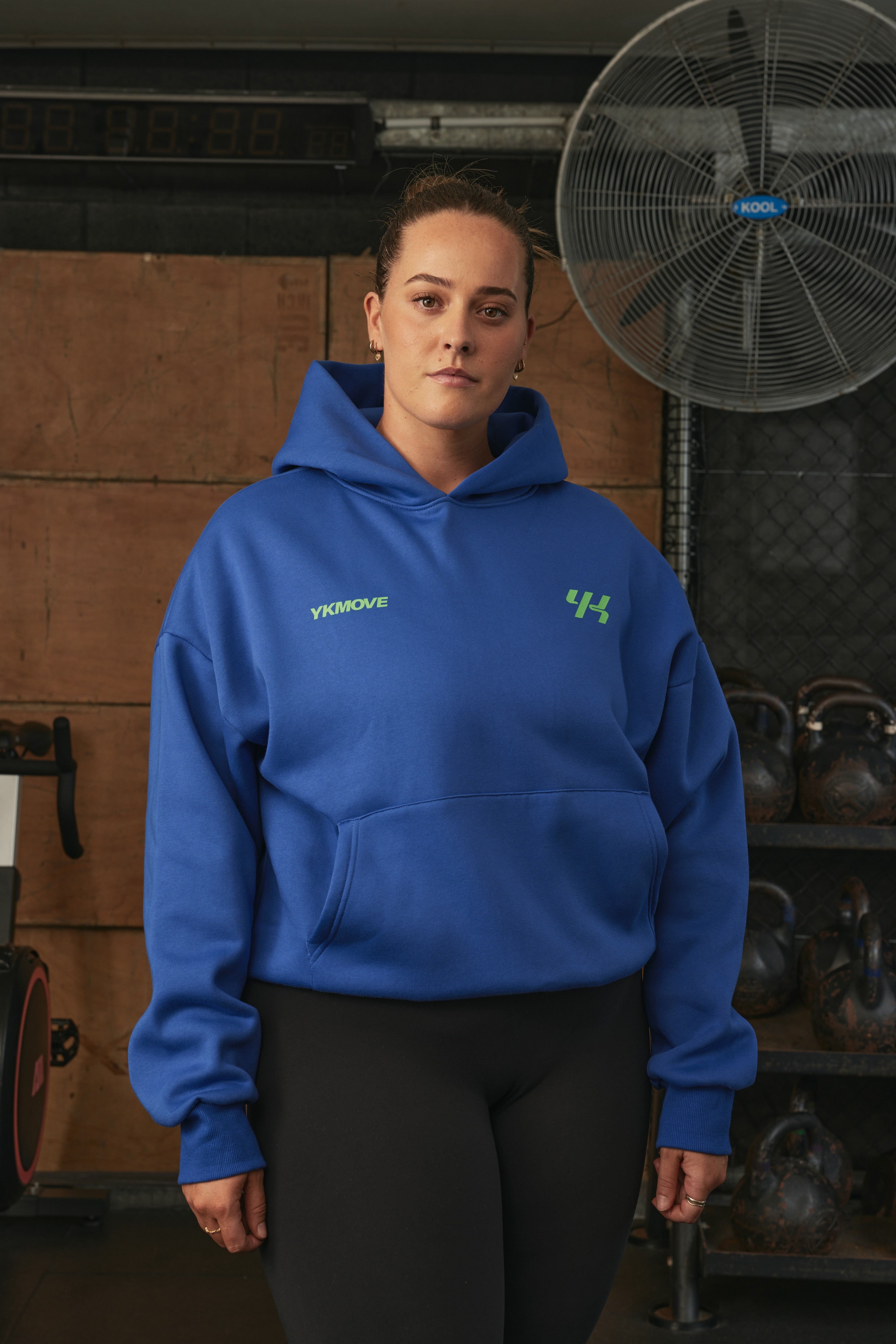 YK Move Stacking Days Hoodie | Blue