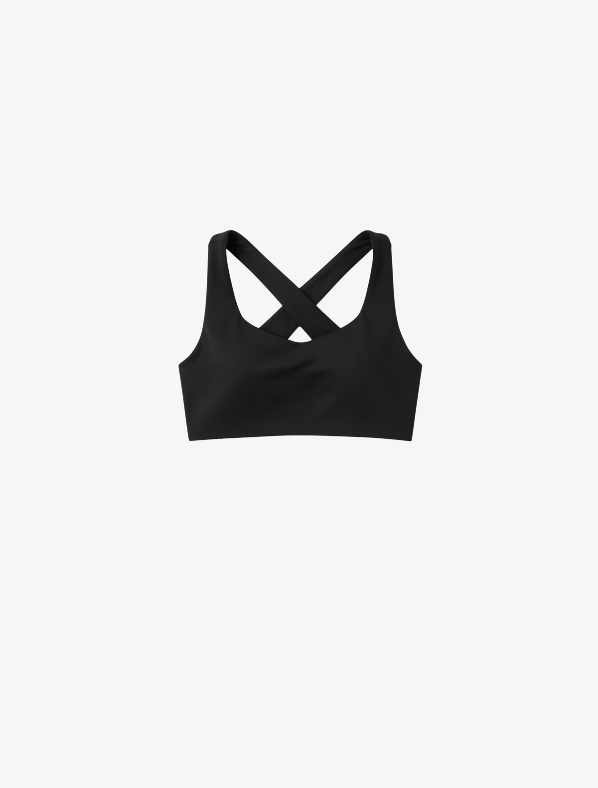 YK Move Cloud Cross Back Bra | Black