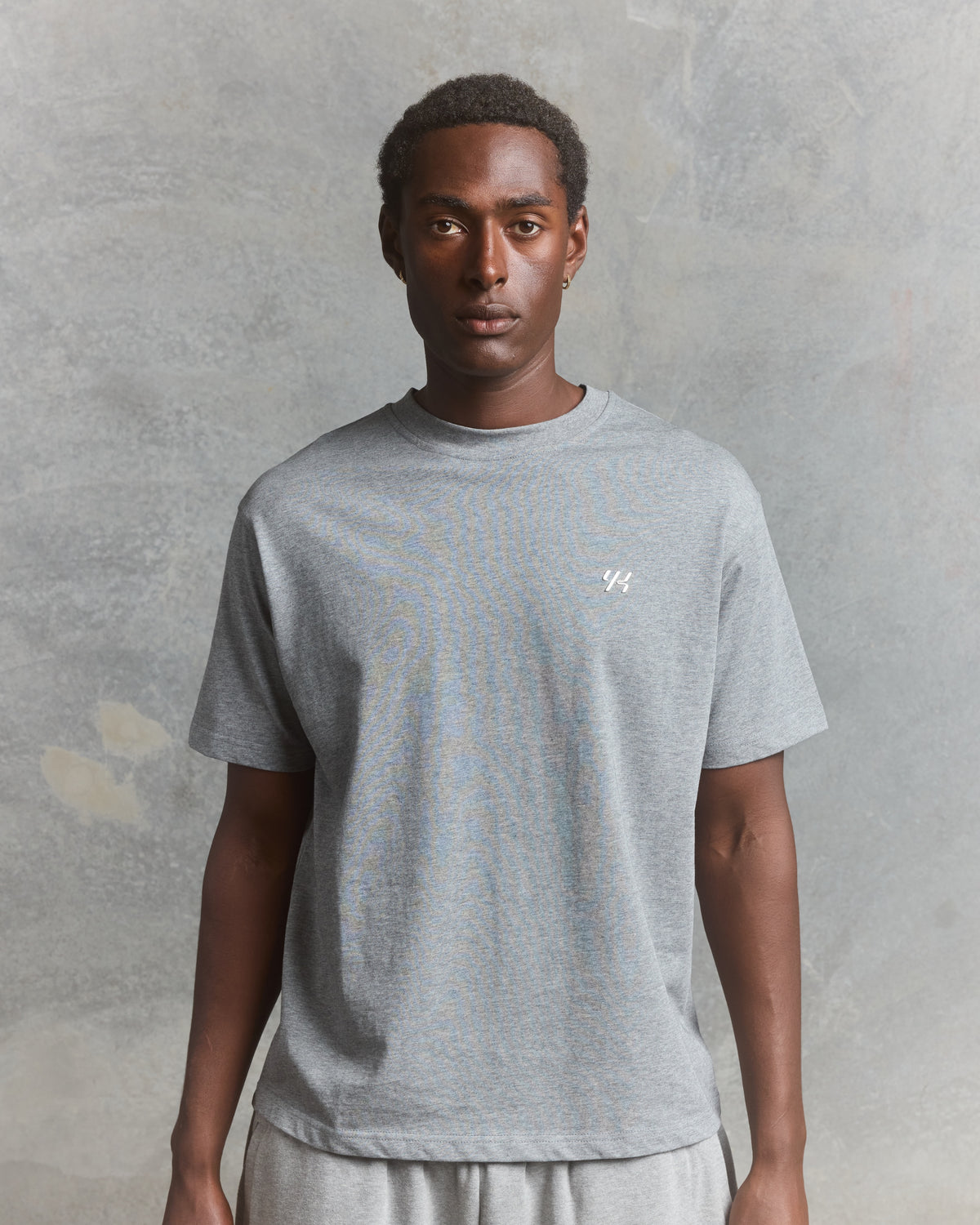 YK Move Reset Tee | Charcoal Marle-3