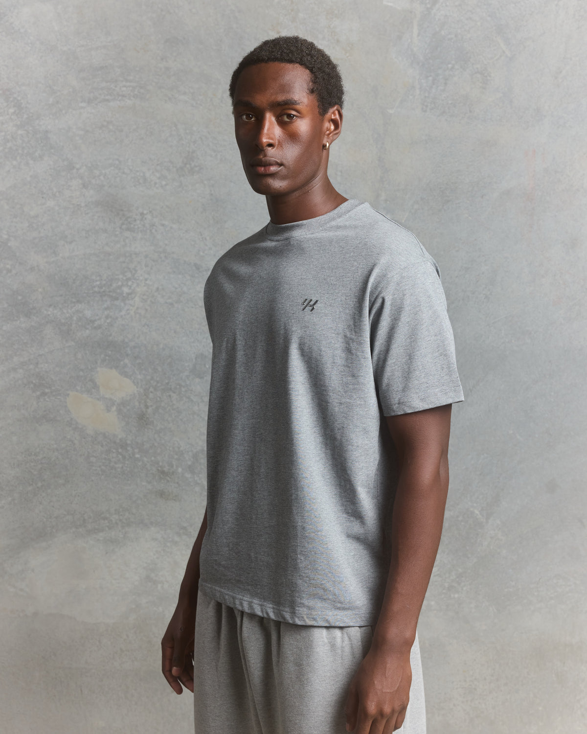 YK Move Reset Tee | Charcoal Marle-4