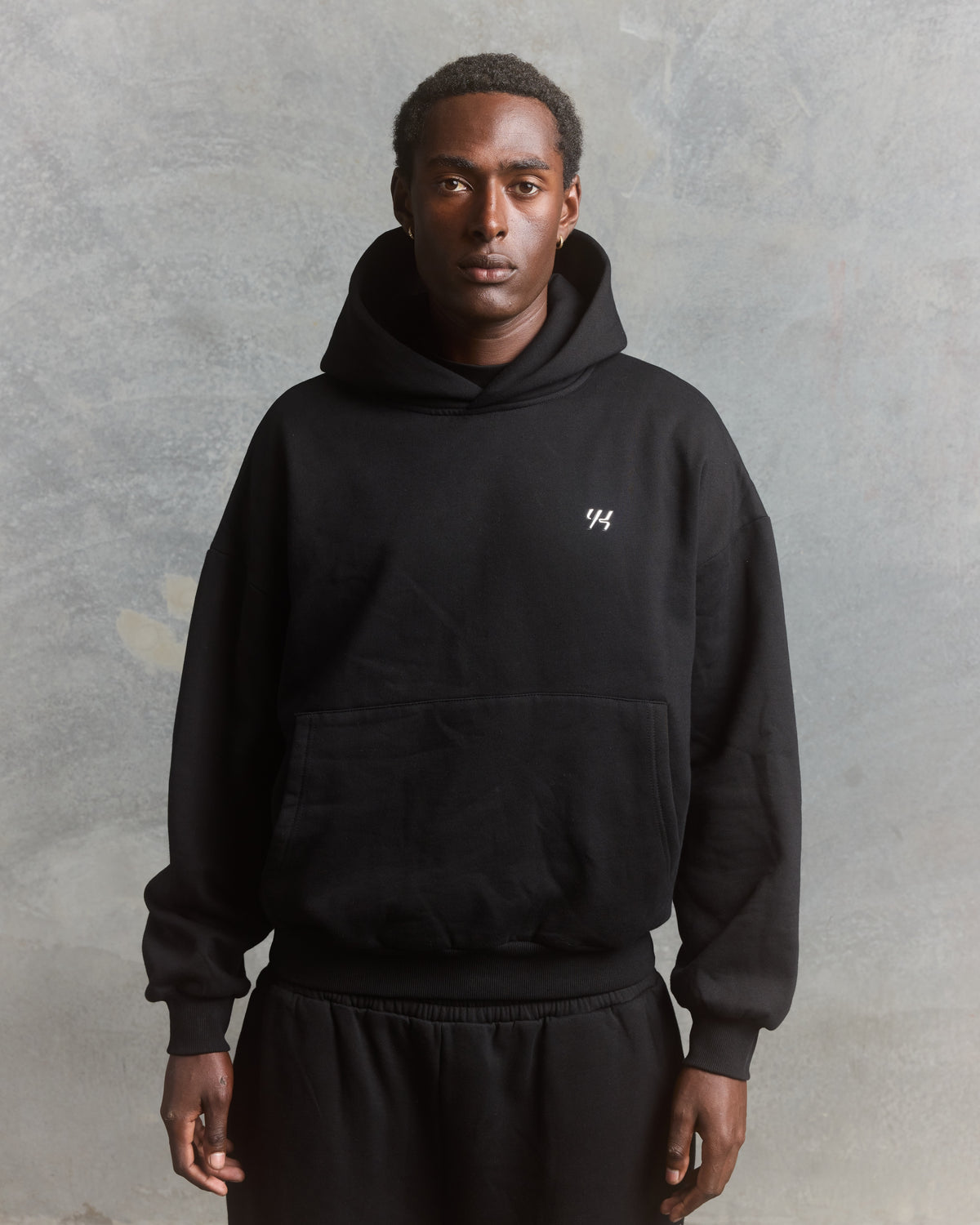 YK Move Reset Hoodie | Black-5