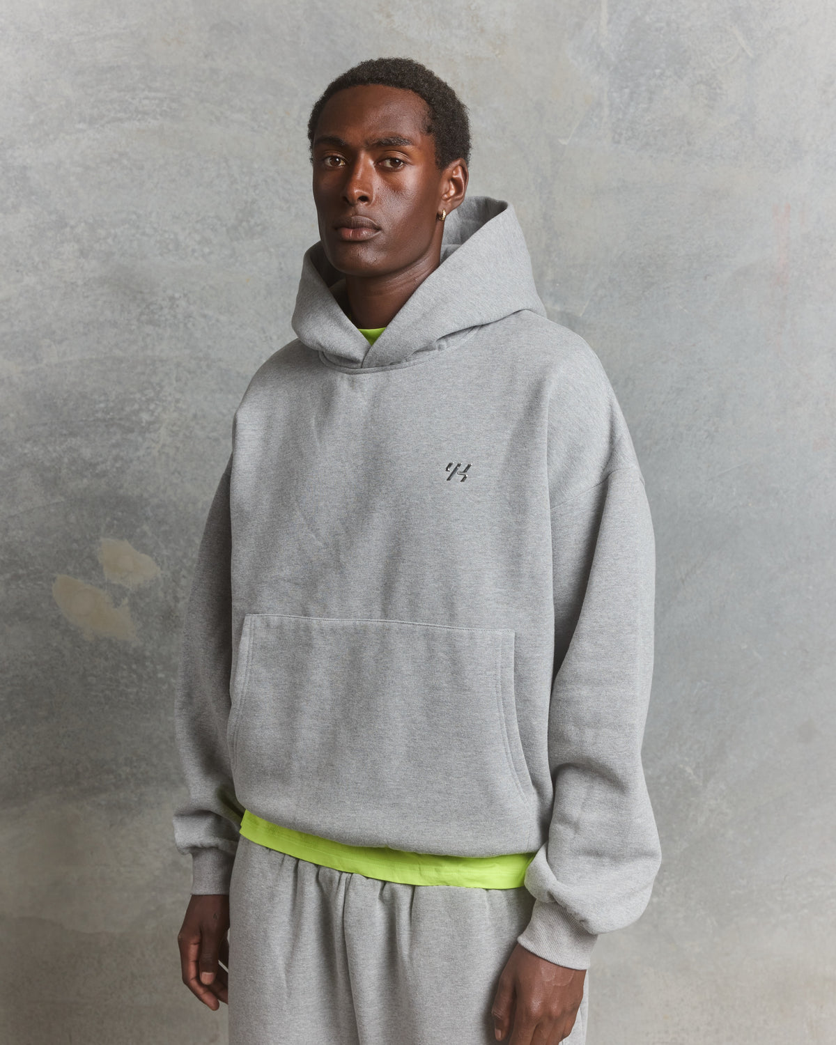 YK Move Reset Hoodie | Grey Marle