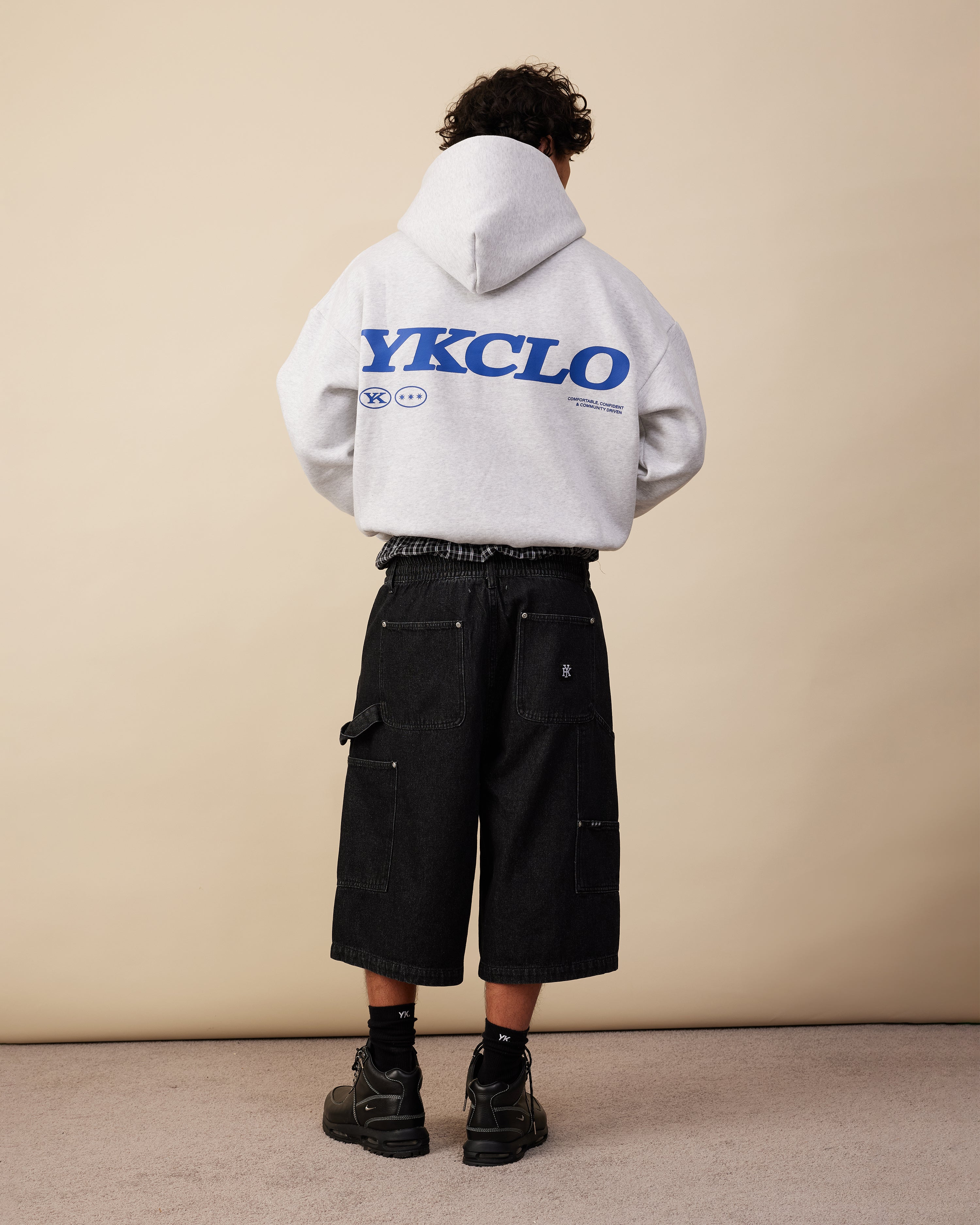 YKClo Hoodie | White Marle