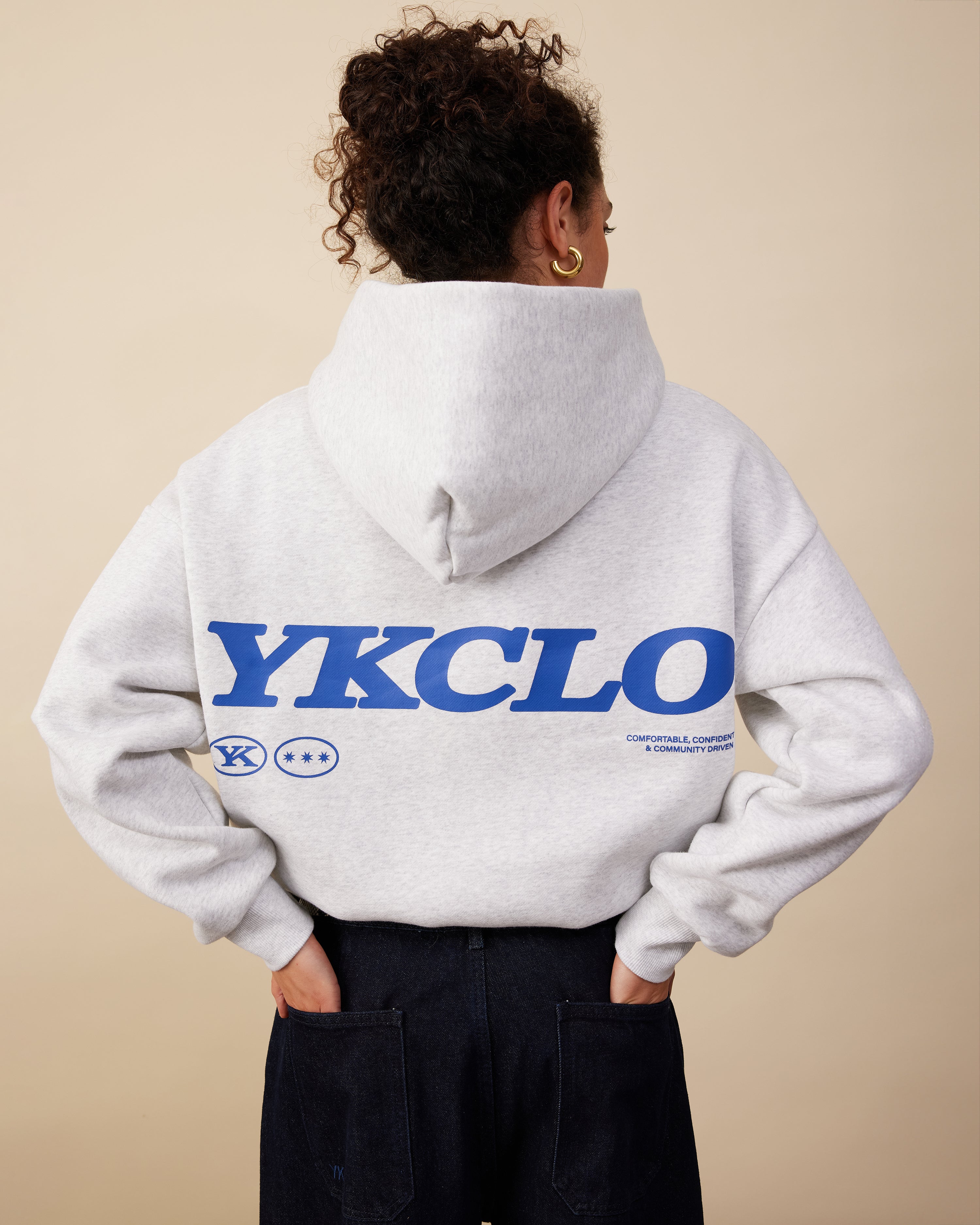 YKClo Hoodie | White Marle