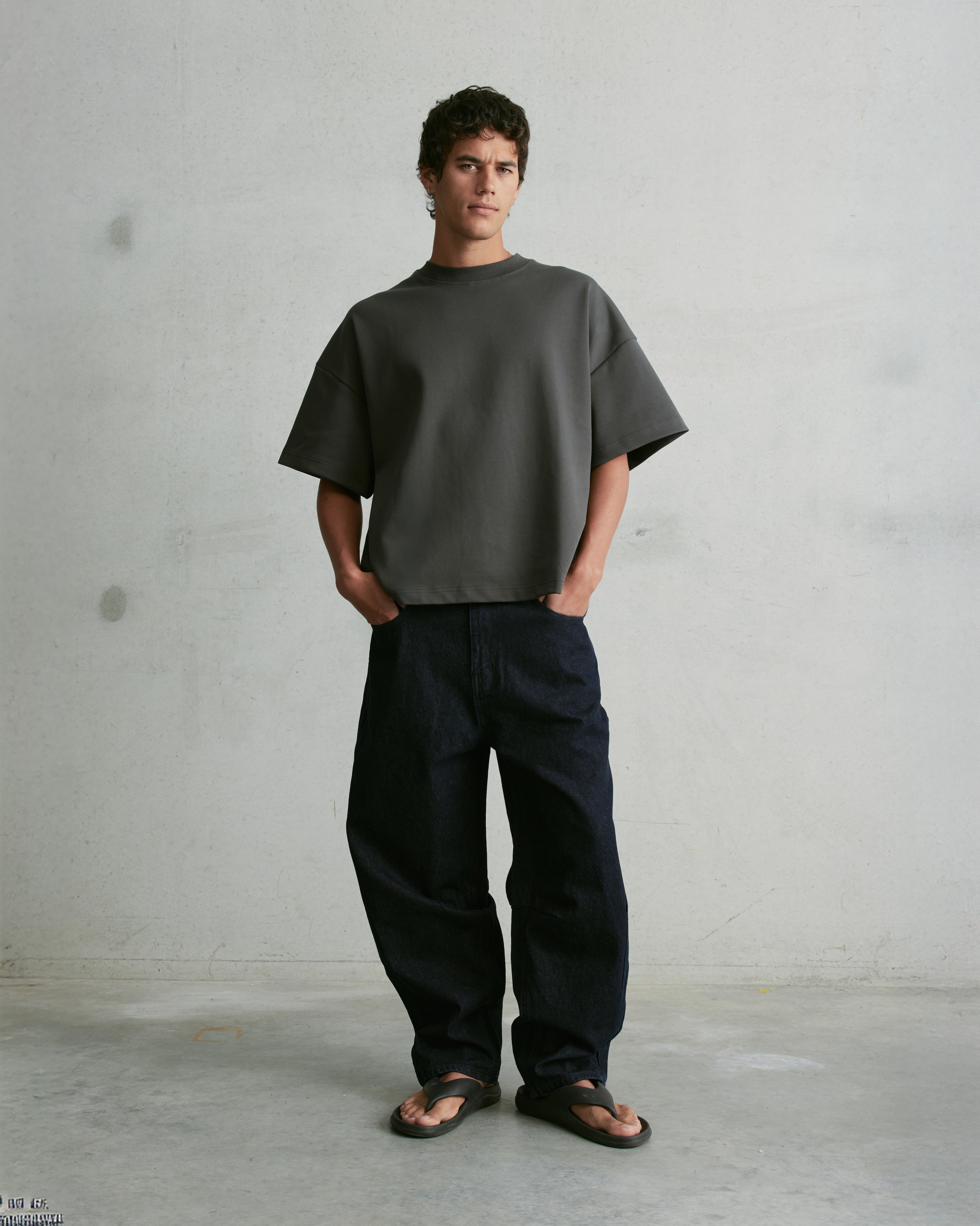 Nothing Heavyweight Tee | Volcanic Ash