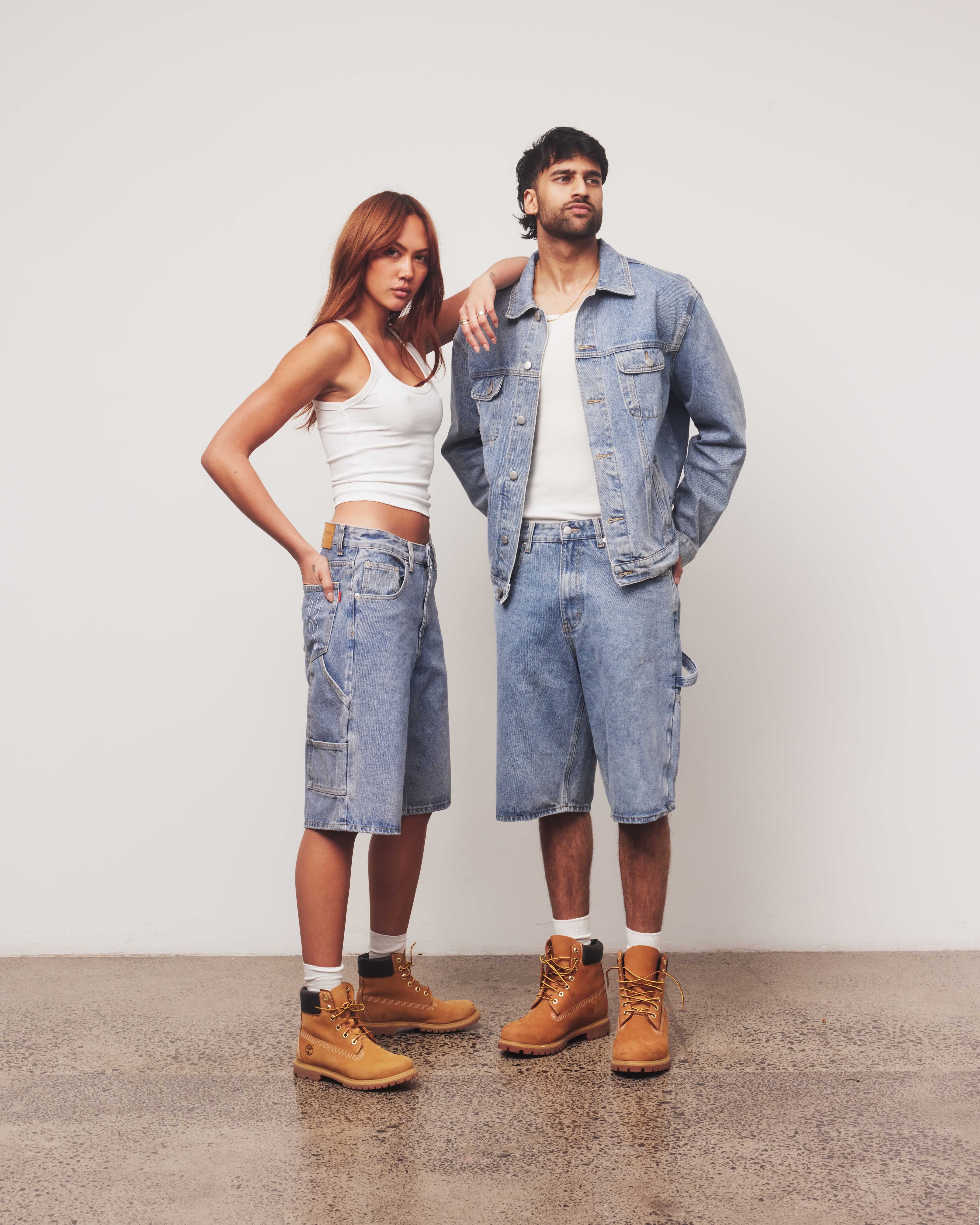 Denim Jorts | Light Wash