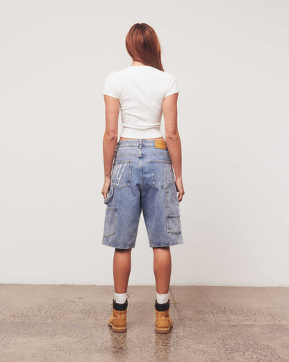 Denim Jorts | Light Wash