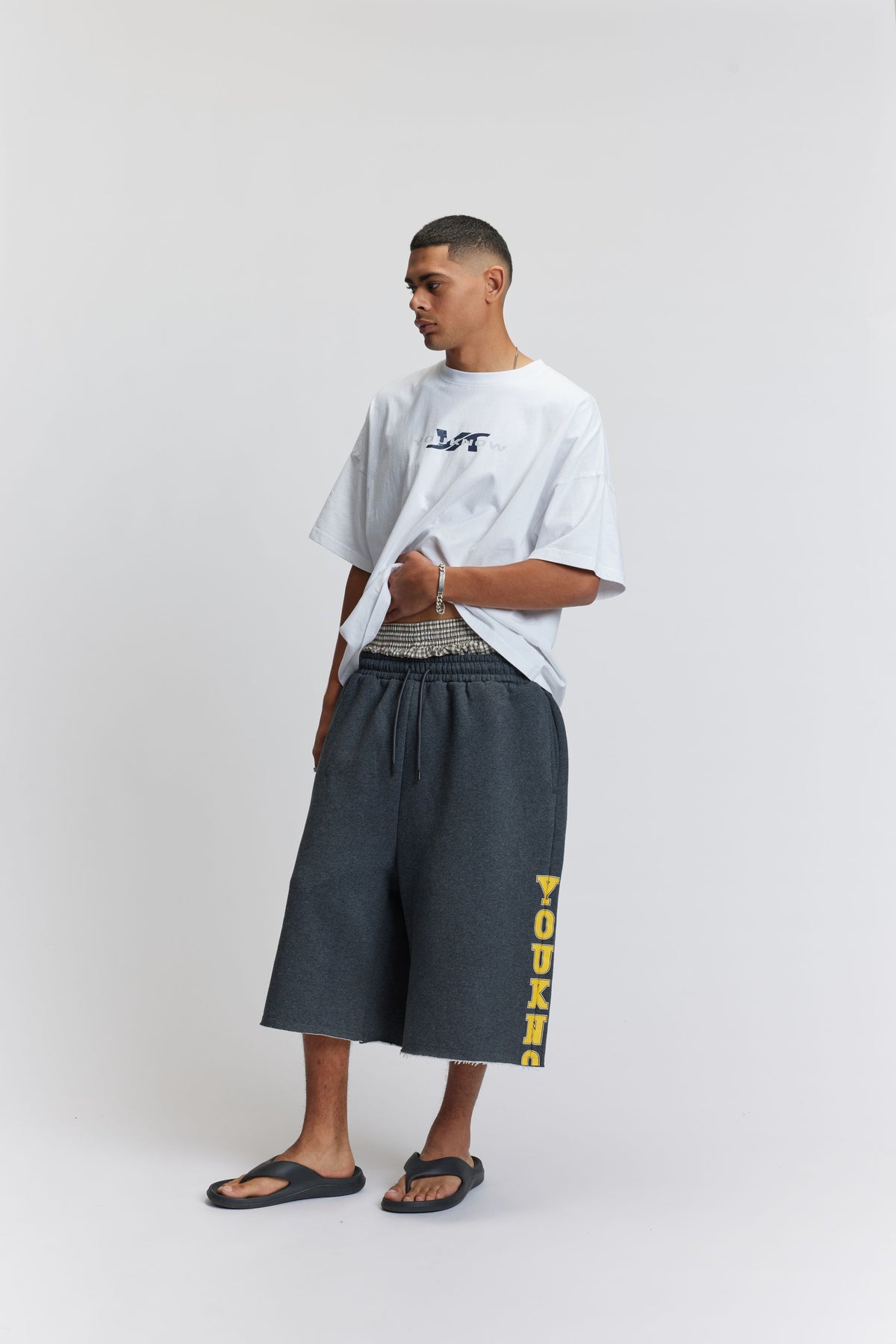 Timeout Baggy Shorts | Washed Charocal Marle