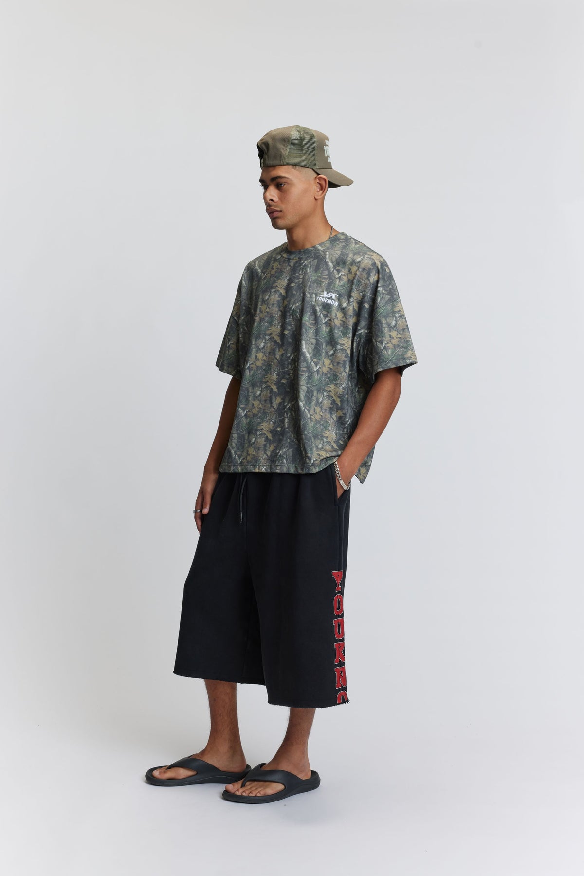 Timeout Baggy Shorts | Washed Black