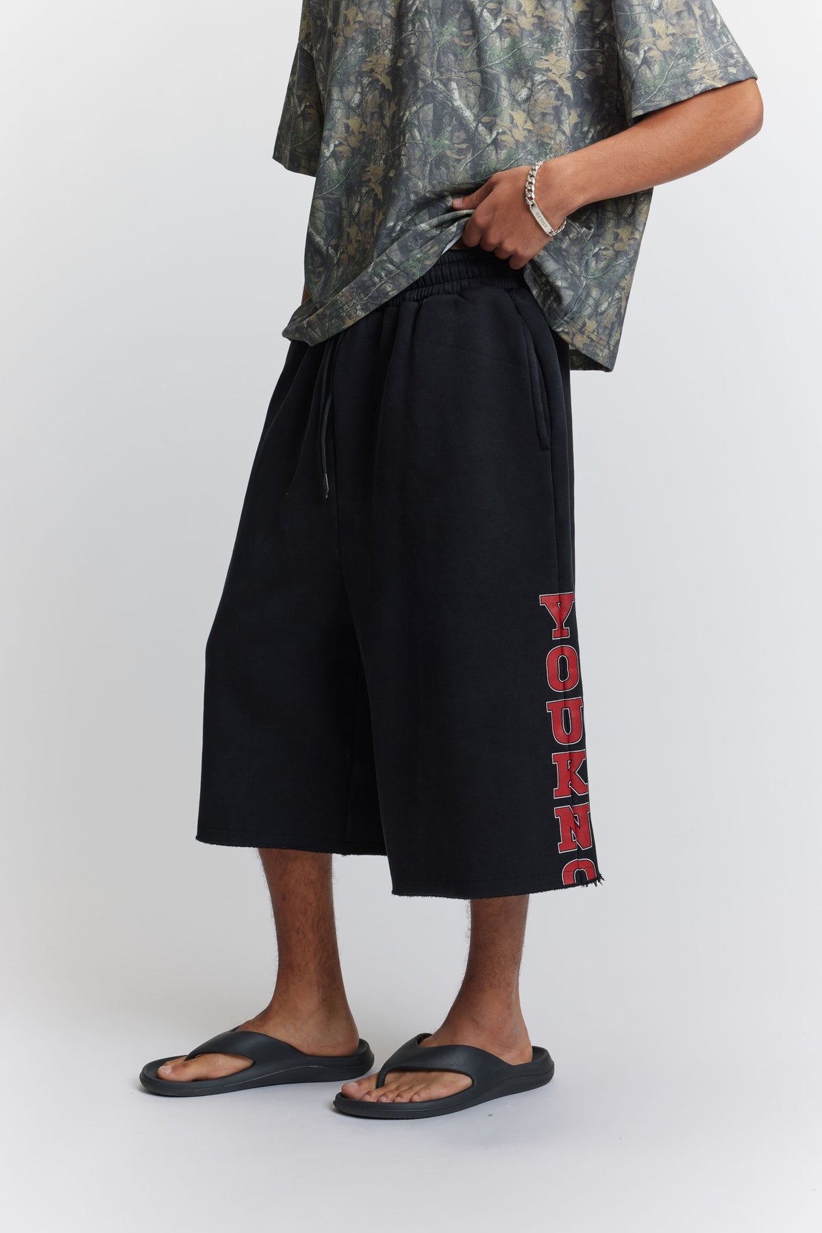 Timeout Baggy Shorts | Washed Black-3