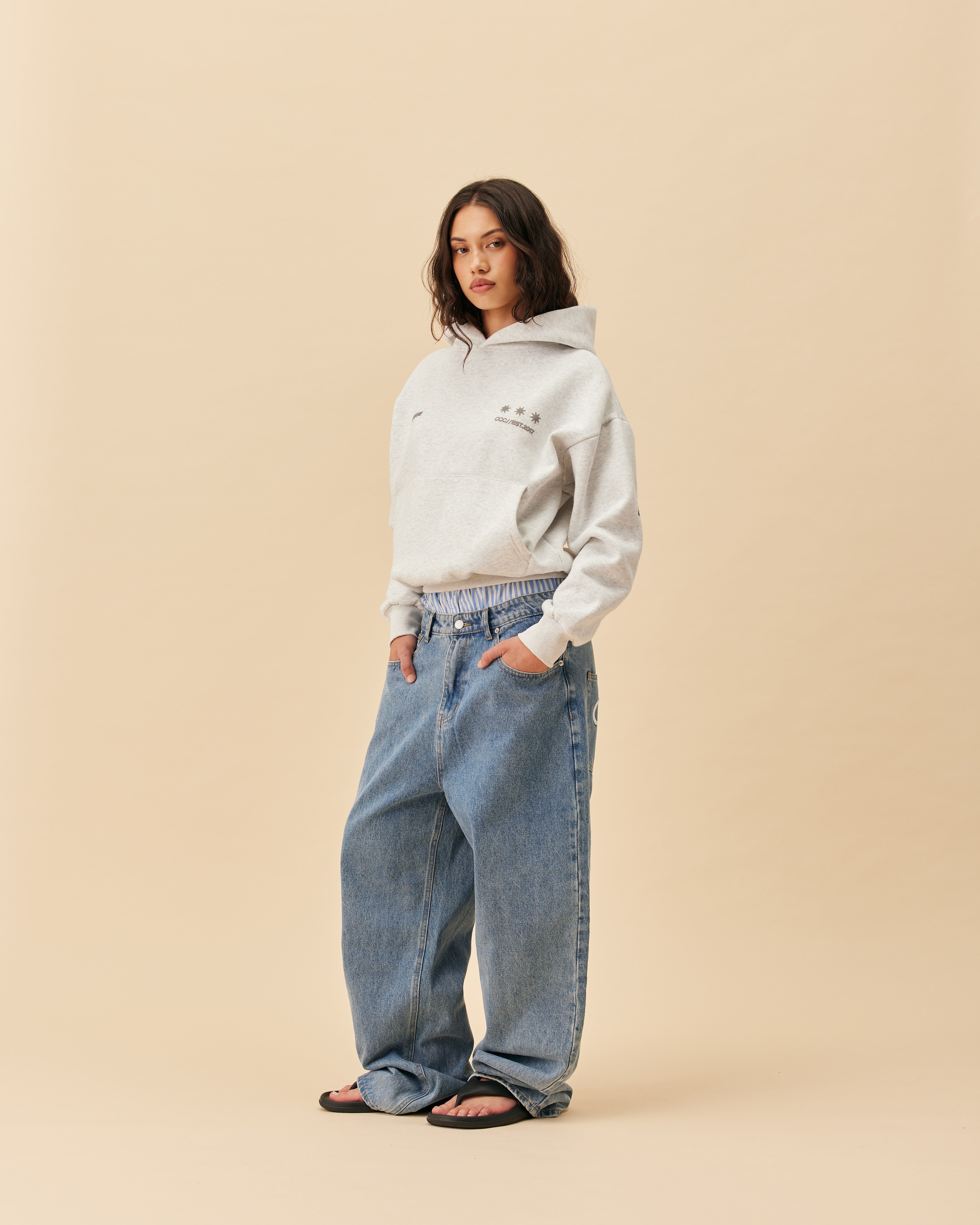 Big Back Hoodie | Chalk Dust