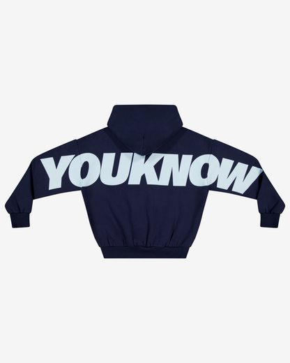 Big Back Hoodie | Navy Ice