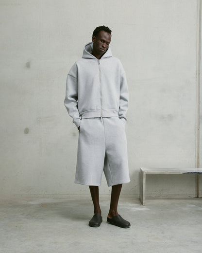 Nothing Zip Up Hoodie 2.0 | Asphalt Marle